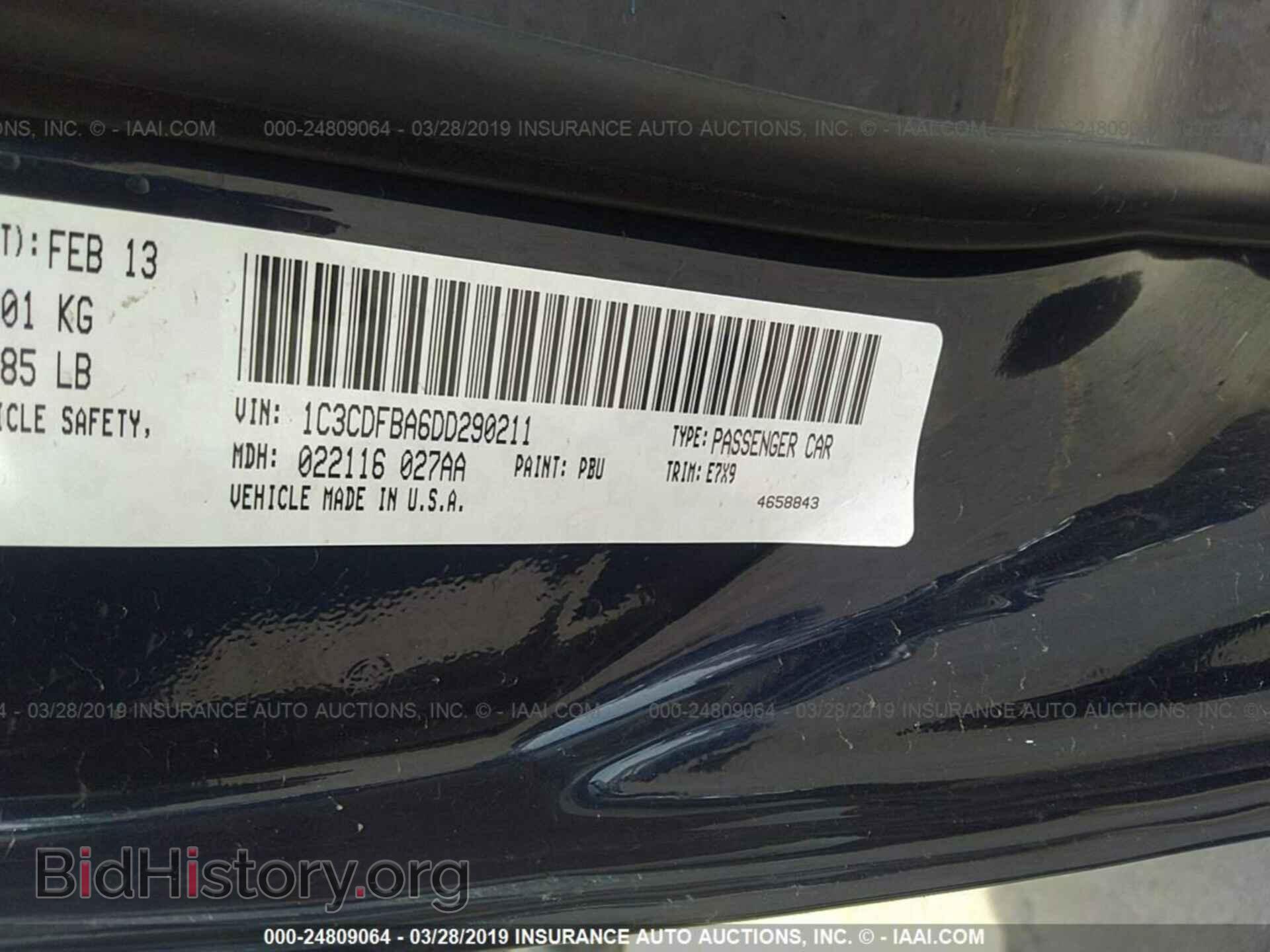 2013 DODGE DART - VIN: 1C3CDFBA6DD290211 - Photo 9