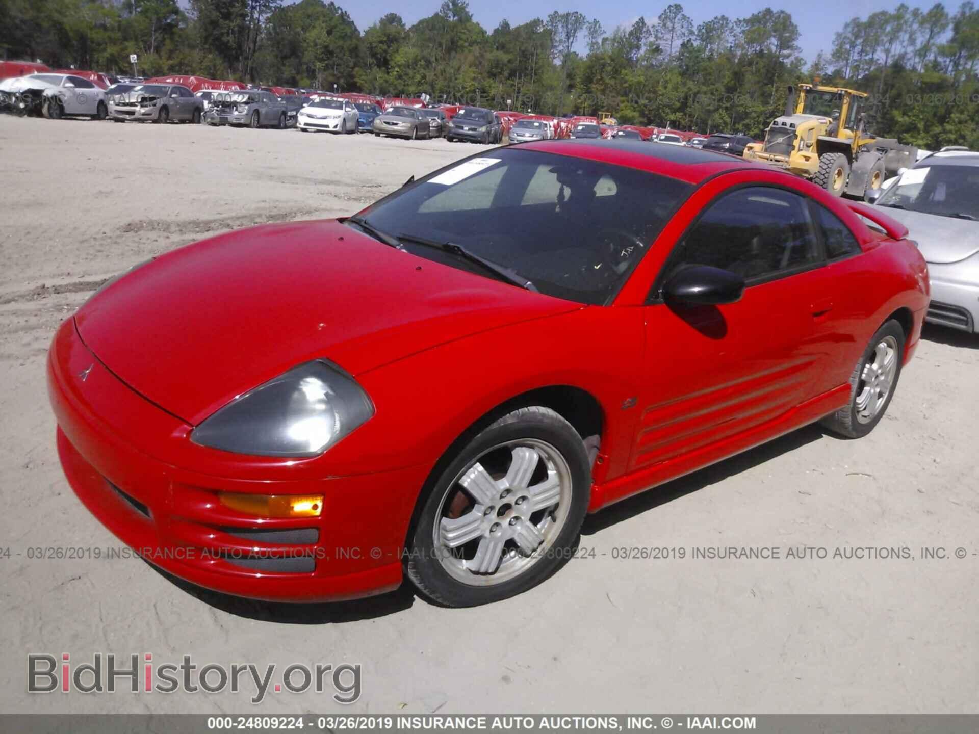 2001 MITSUBISHI ECLIPSE - VIN: 4A3AC54H91E082983 - Фото 2