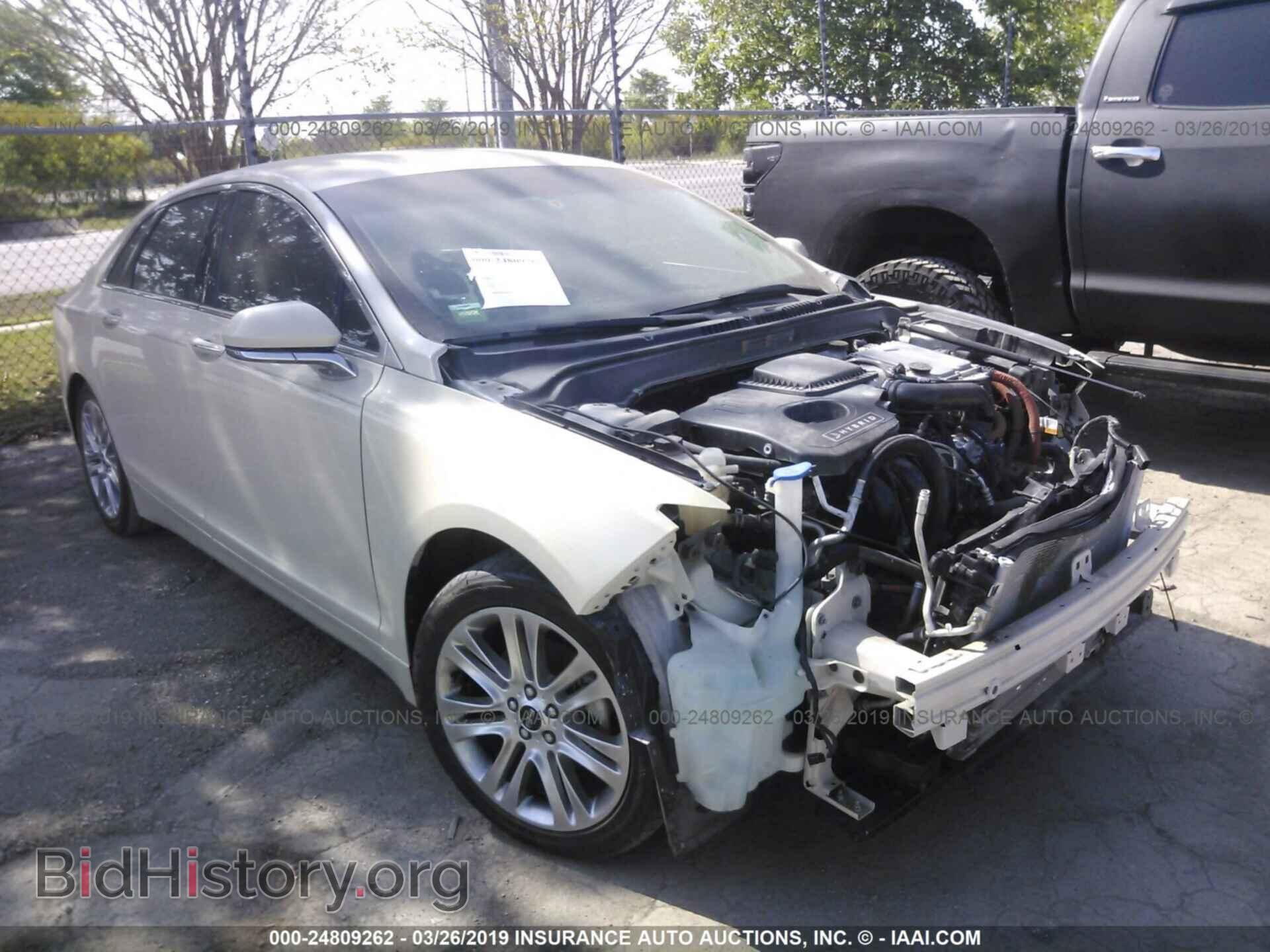 Фотография 3LN6L2LU6ER824986 - LINCOLN MKZ 2014