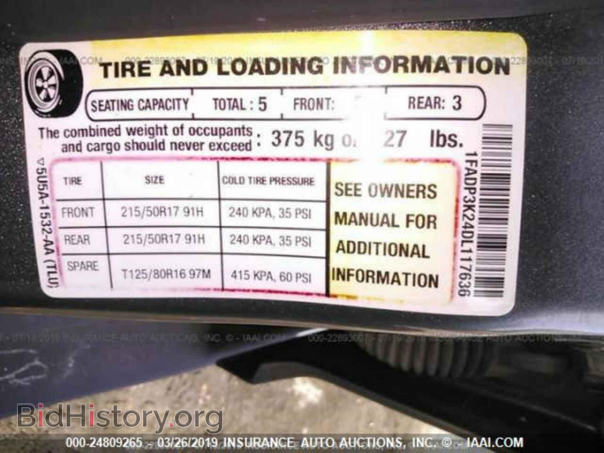 2013 FORD FOCUS - VIN: 1FADP3K24DL117636 - Photo 9