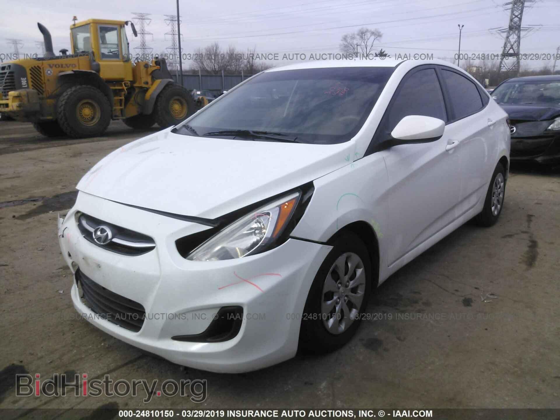 2016 HYUNDAI ACCENT - VIN: KMHCT4AE0GU092201 - Фото 2