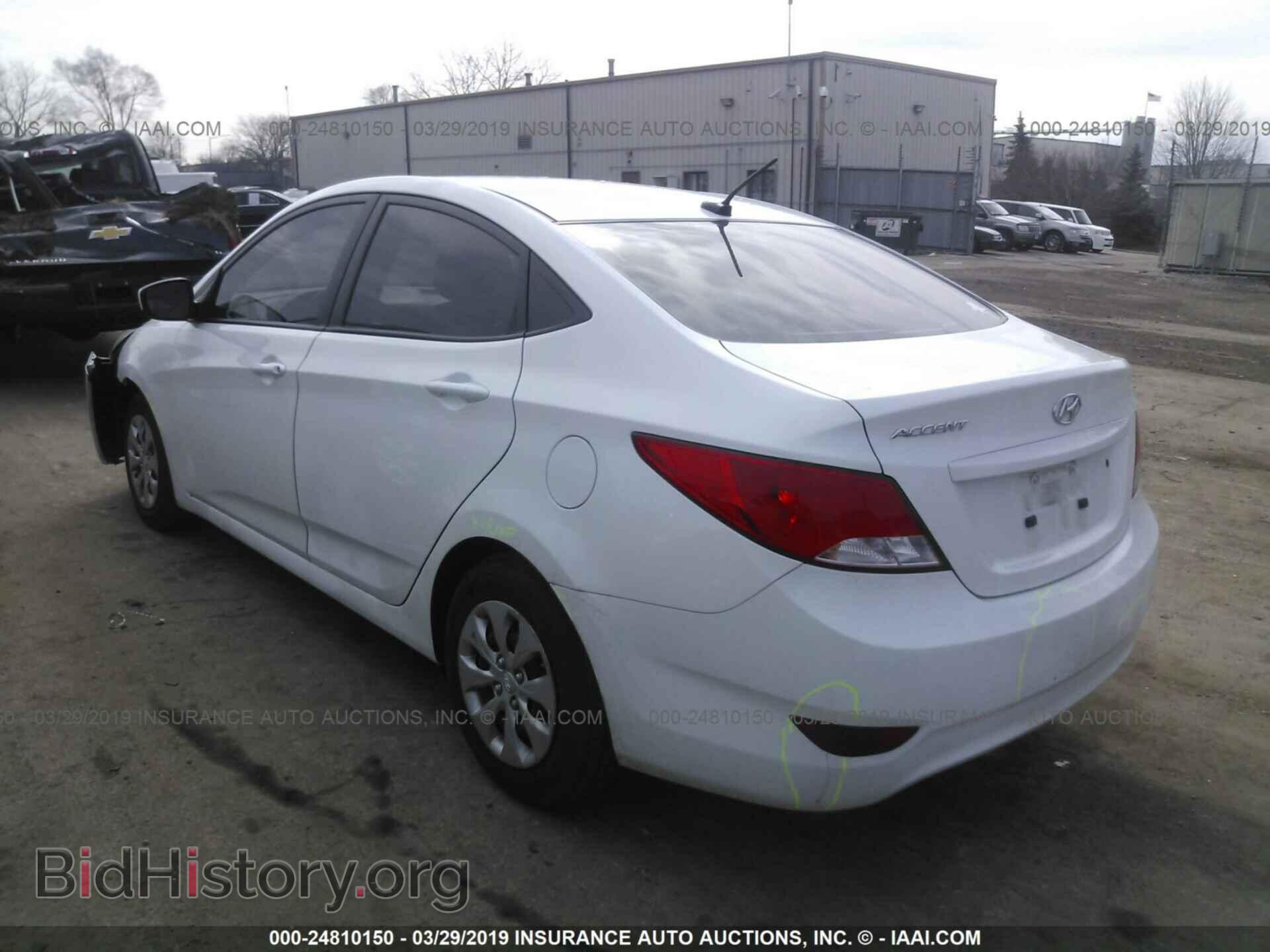 2016 HYUNDAI ACCENT - VIN: KMHCT4AE0GU092201 - Фото 3