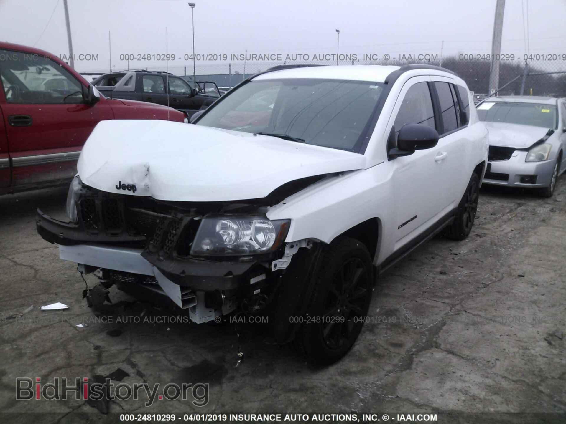 2014 JEEP COMPASS - VIN: 1C4NJCBA9ED813203 - Фото 2