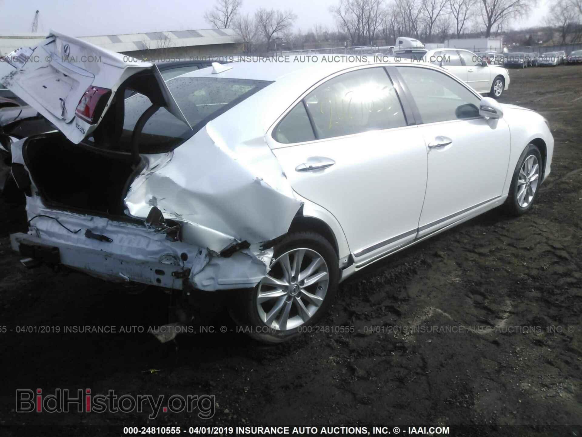 2012 LEXUS ES - VIN: JTHBK1EGXC2485723 - Фото 4