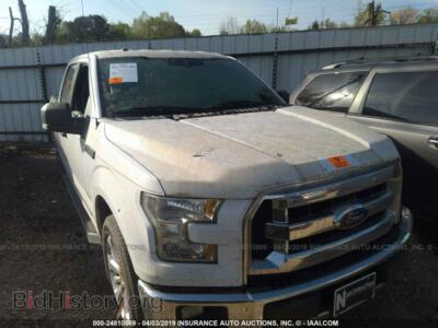 2015 Ford F150 Supercrew, белый — VIN 1FTEW1CF1FKF20182, IAAI
