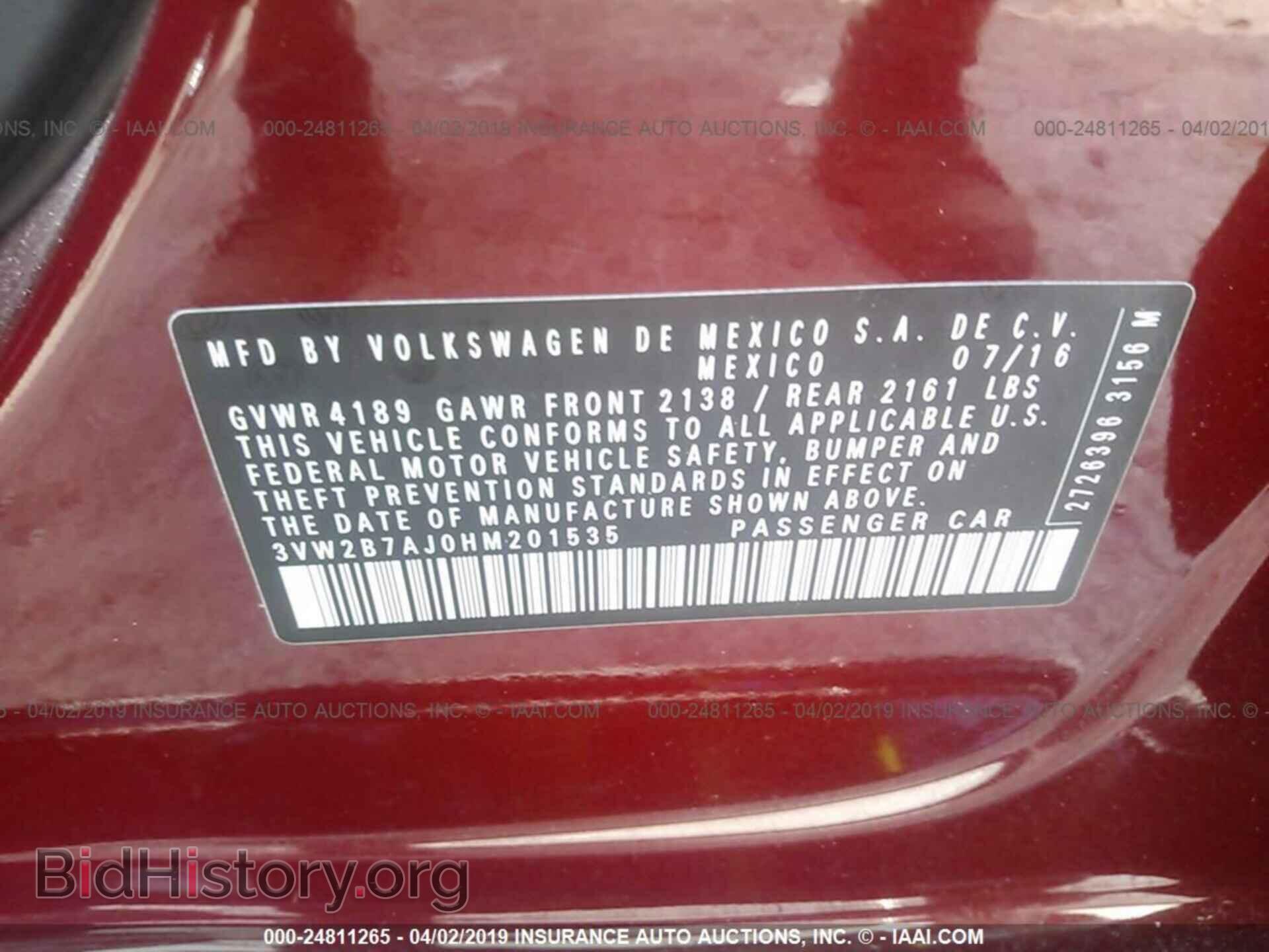 2017 VOLKSWAGEN JETTA - VIN: 3VW2B7AJ0HM201535 - Photo 9