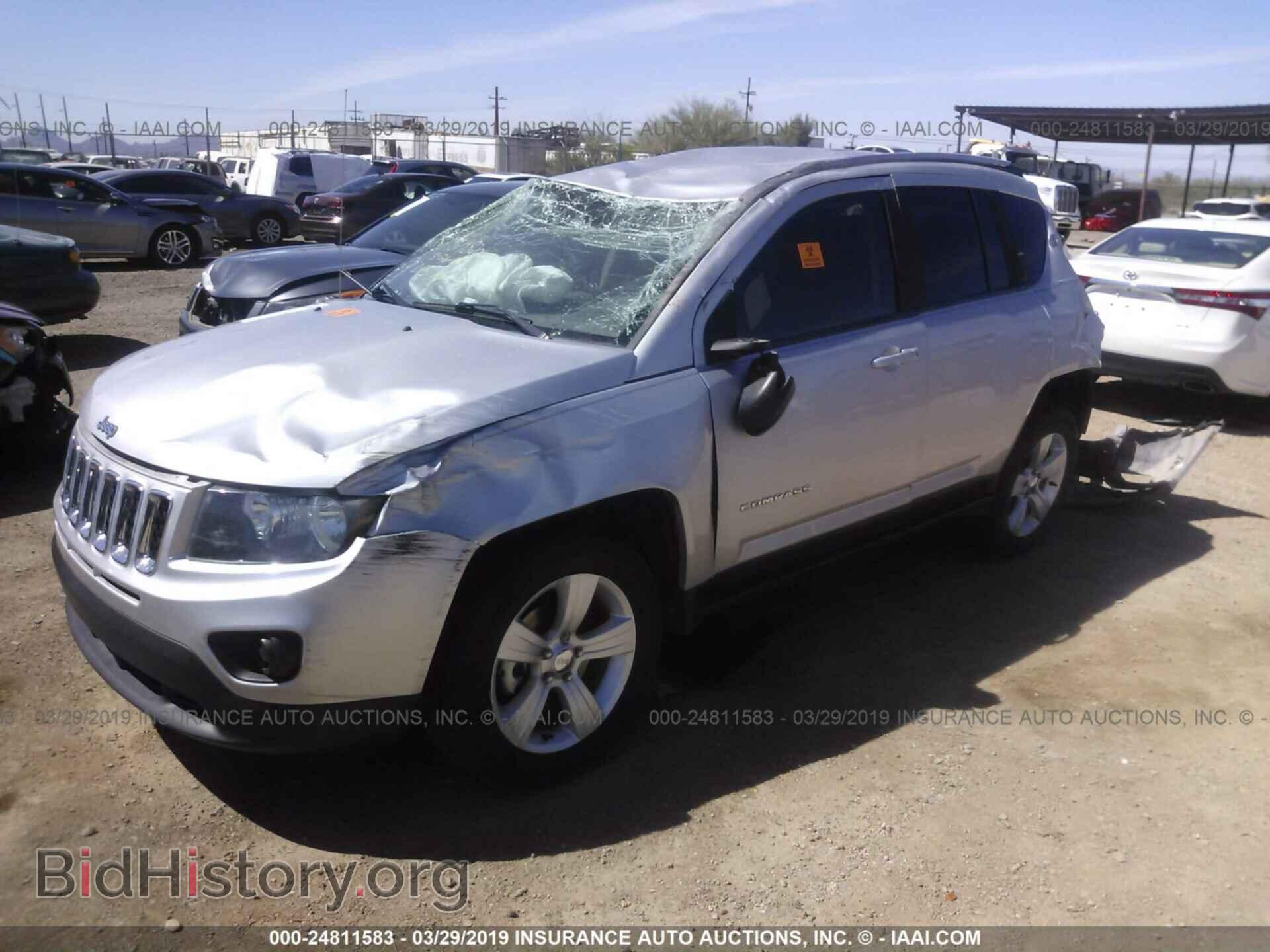 2014 JEEP COMPASS - VIN: 1C4NJCBB8ED624518 - Фото 2
