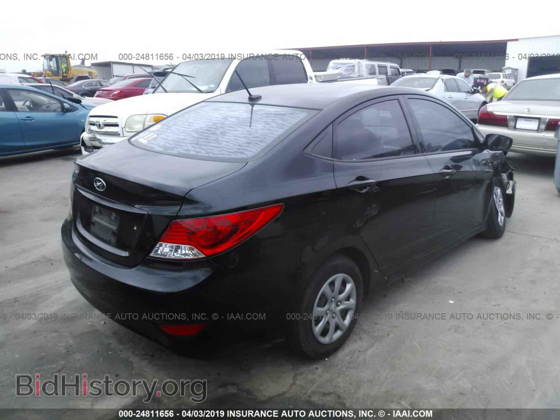 2012 HYUNDAI ACCENT - VIN: KMHCT4AE5CU240806 - Фото 4