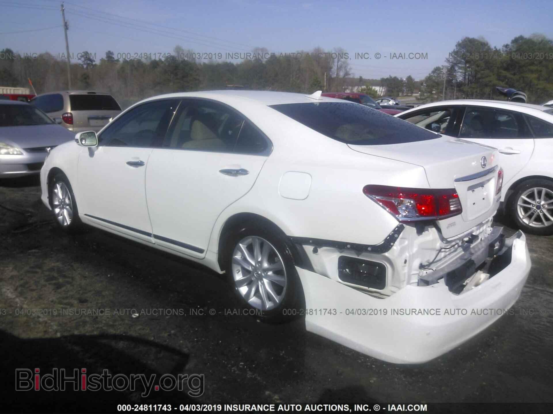 2012 LEXUS ES - VIN: JTHBK1EG1C2501193 - Фото 3