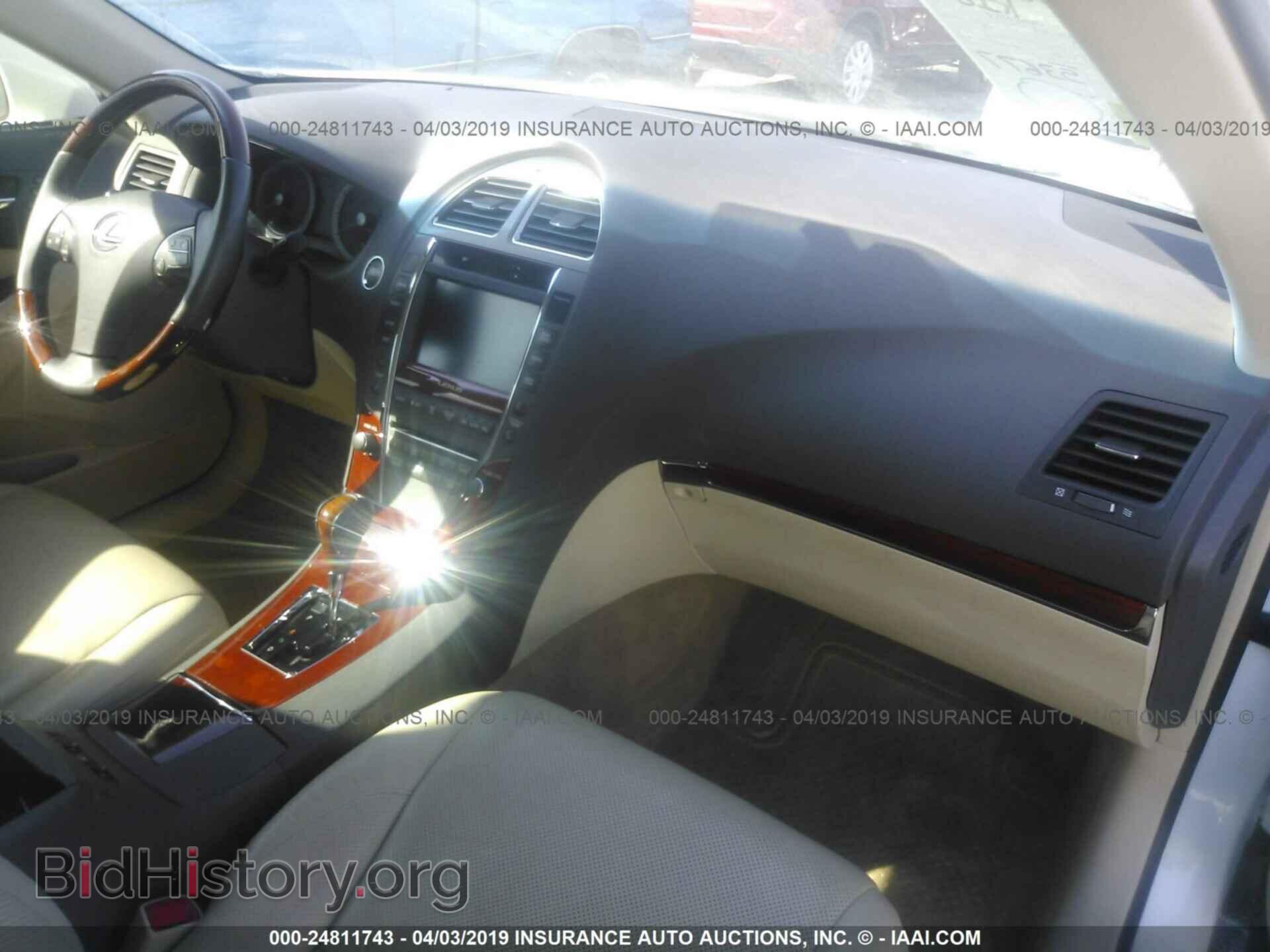 2012 LEXUS ES - VIN: JTHBK1EG1C2501193 - Фото 5