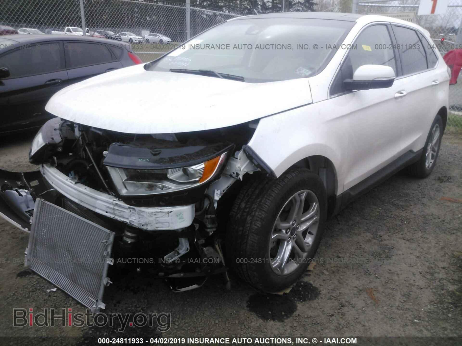 2015 FORD EDGE - VIN: 2FMPK4K9XFBC27162 - Фото 2