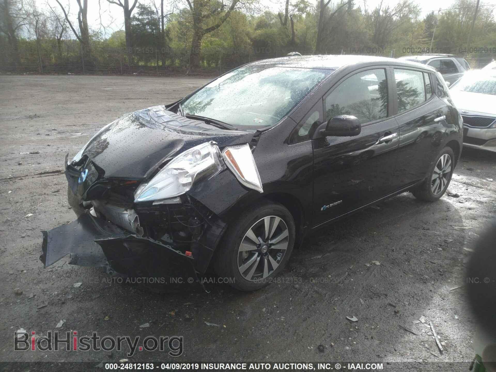 2015 NISSAN LEAF - VIN: 1N4AZ0CP3FC325855 - Фото 2