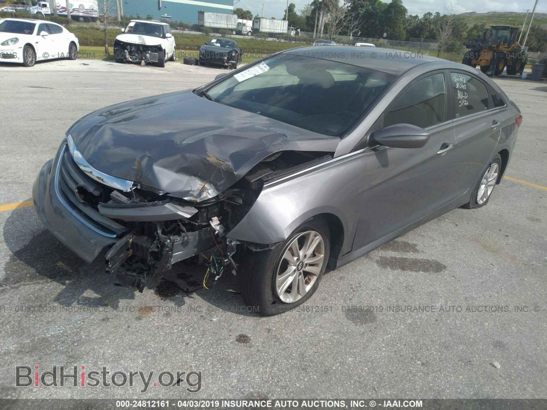2014 HYUNDAI SONATA - VIN: 5NPEB4AC6EH910469 - Фото 2
