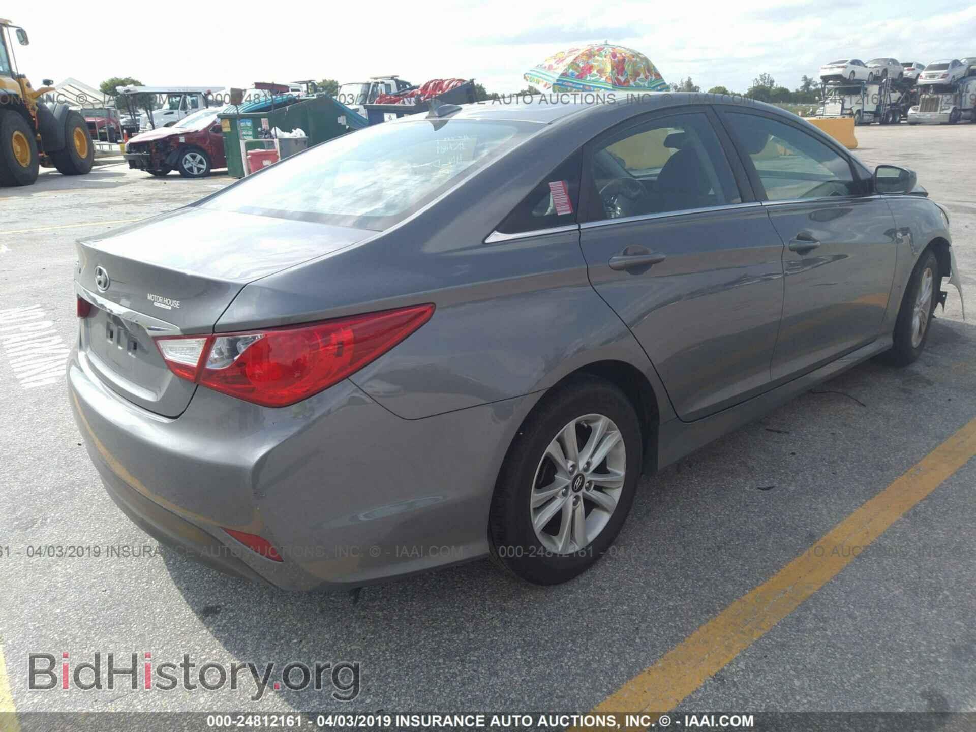 2014 HYUNDAI SONATA - VIN: 5NPEB4AC6EH910469 - Фото 4