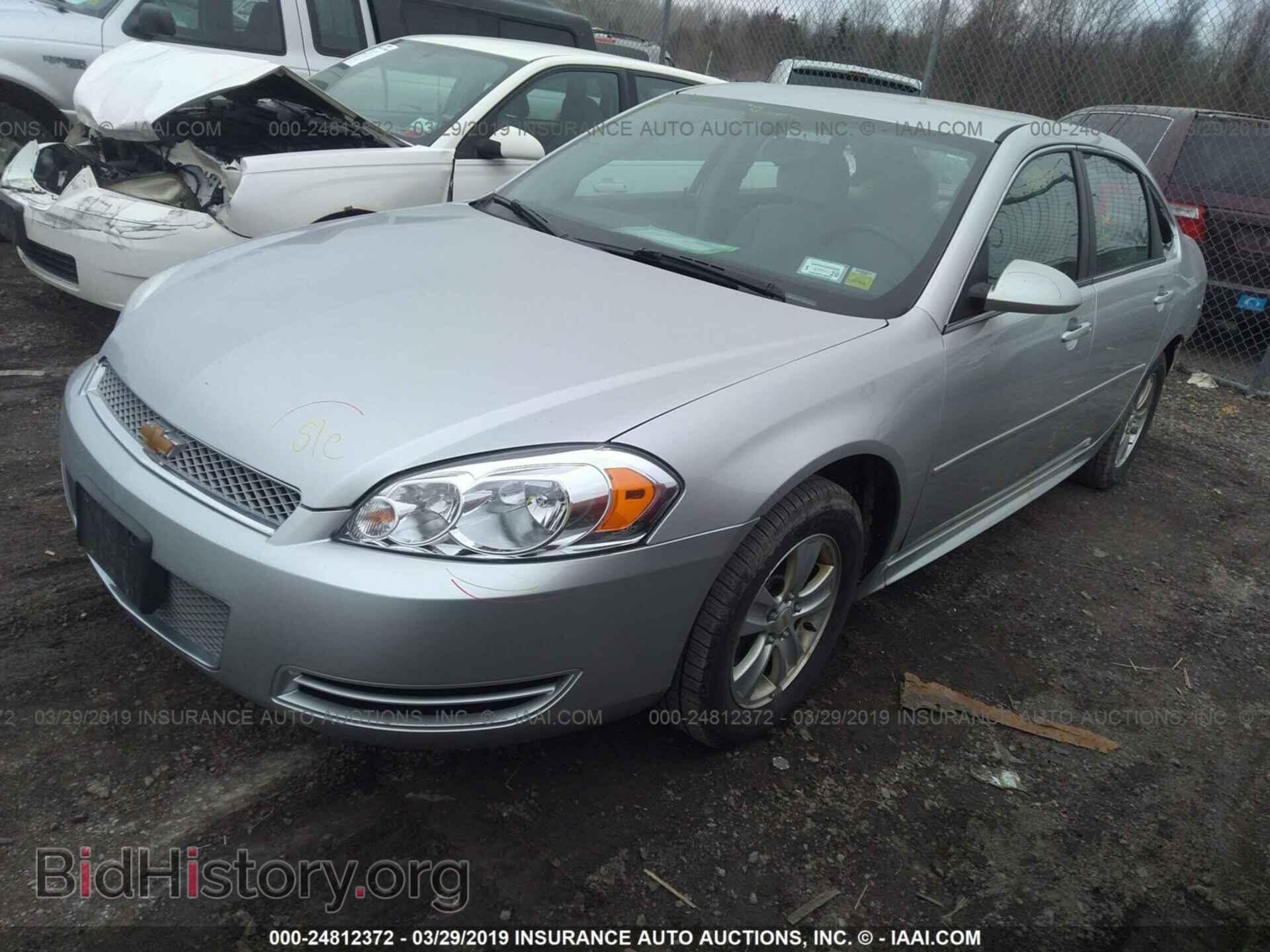 2012 CHEVROLET IMPALA - VIN: 2G1WF5E34C1229713 - Фото 2