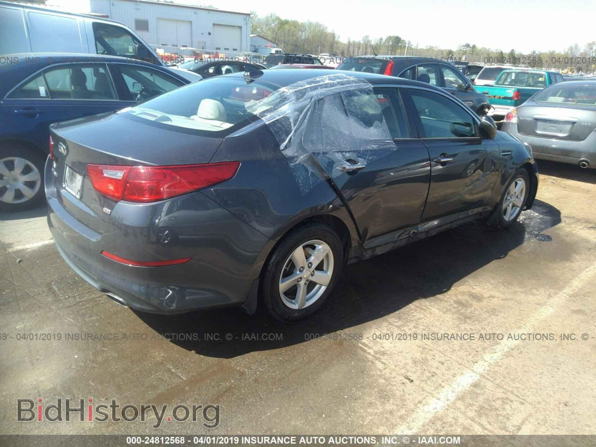2015 KIA OPTIMA - VIN: KNAGM4A70F5639543 - Photo 4