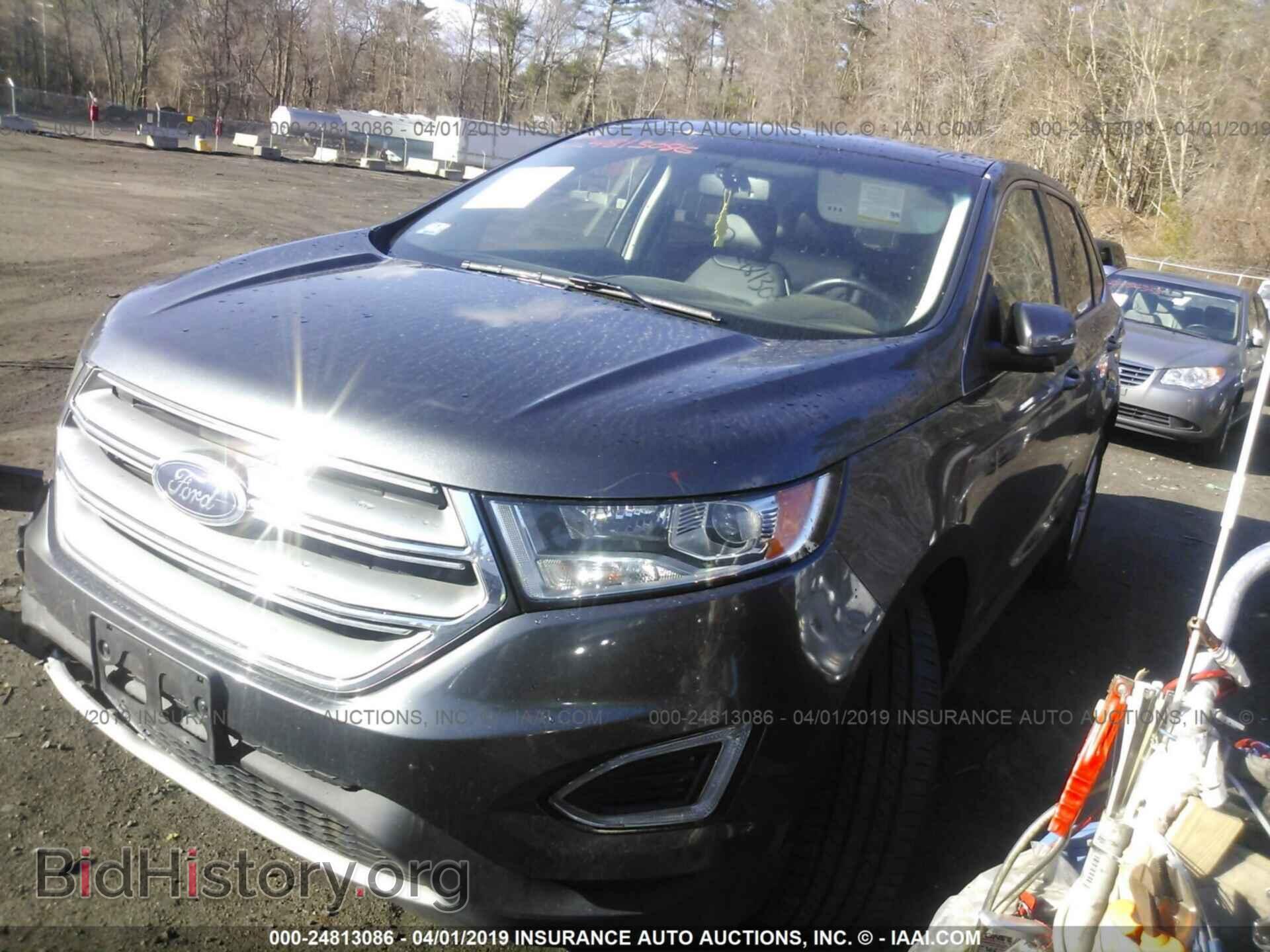 2015 FORD EDGE - VIN: 2FMTK4J98FBB29991 - Photo 2