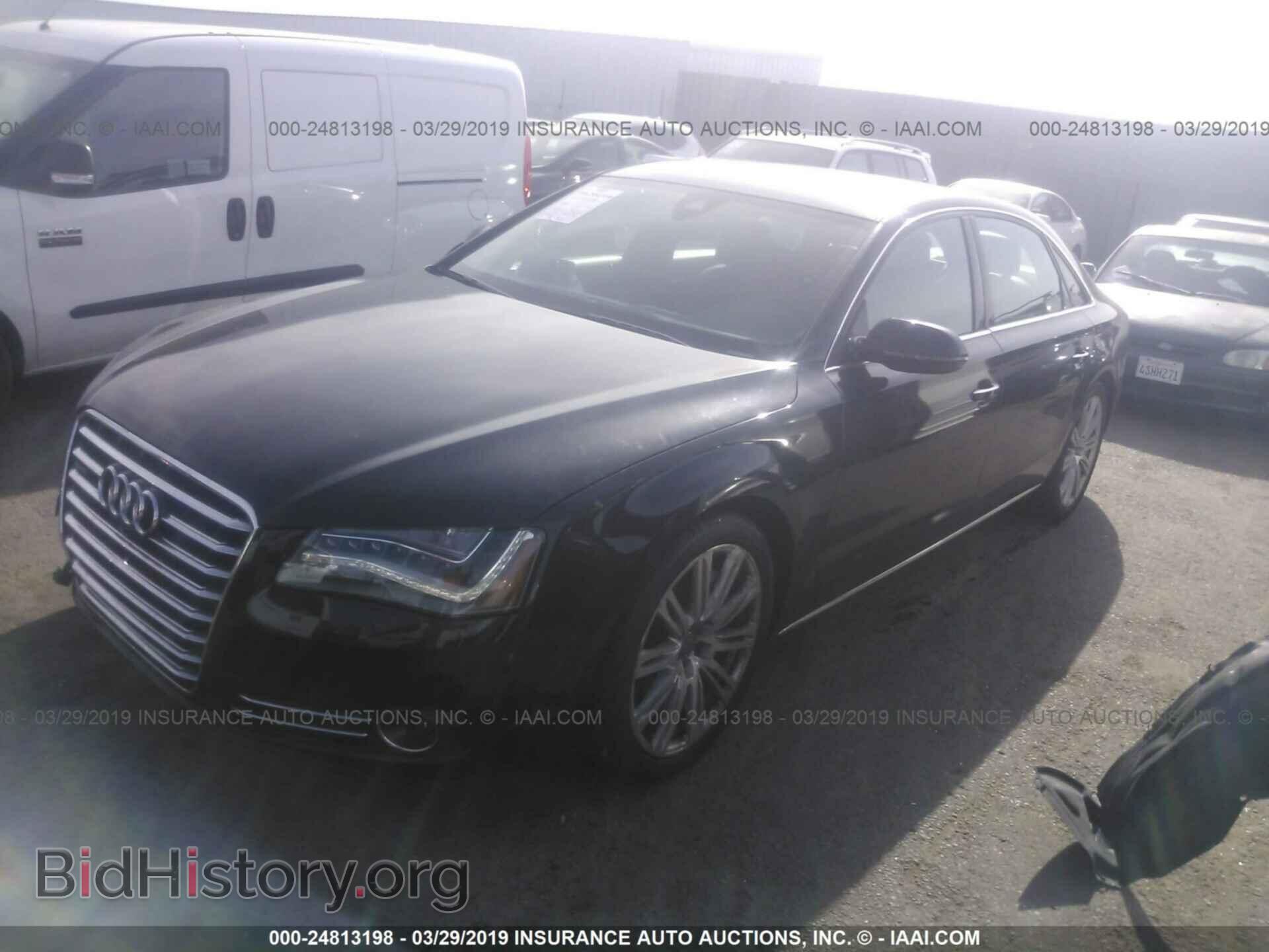 2014 AUDI A8 - VIN: WAUR2AFD0EN004316 - Фото 2