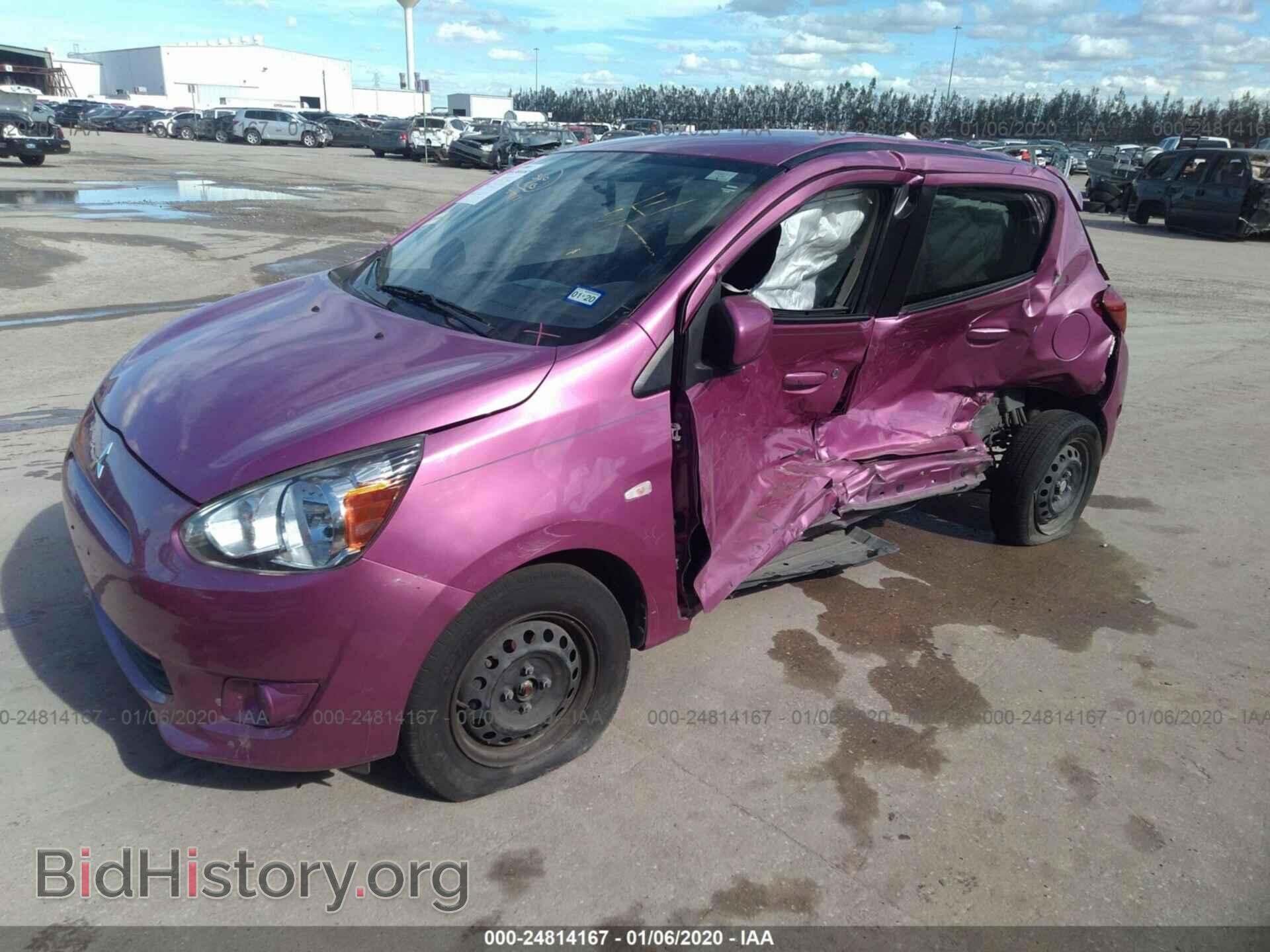 2015 MITSUBISHI MIRAGE - VIN: ML32A3HJ8FH013449 - Фото 2