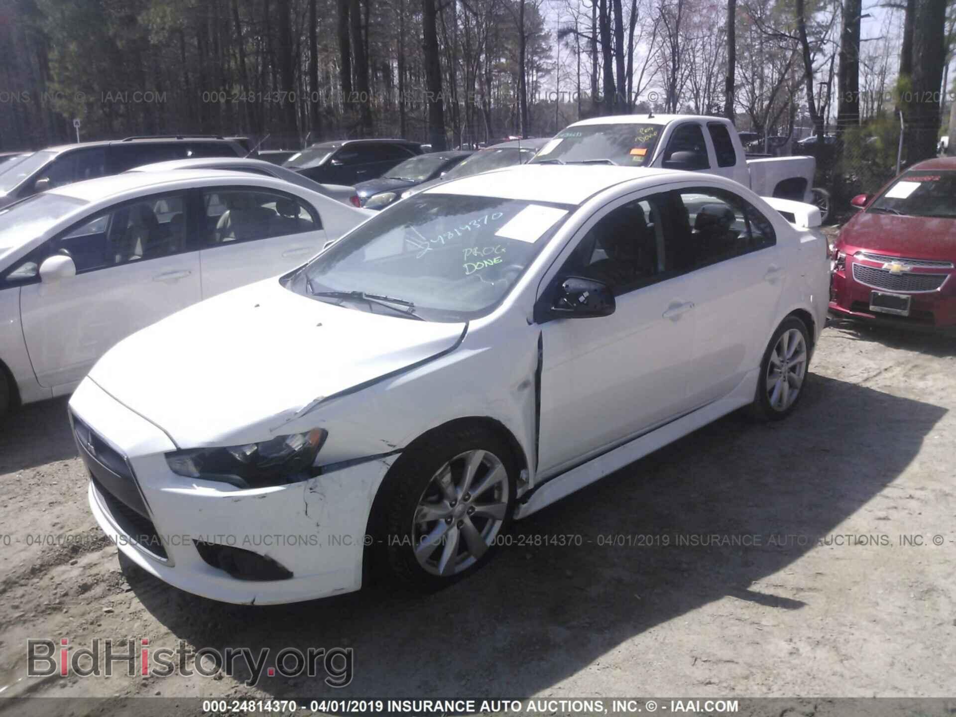 2014 MITSUBISHI LANCER - VIN: JA32U8FW1EU003124 - Фото 2