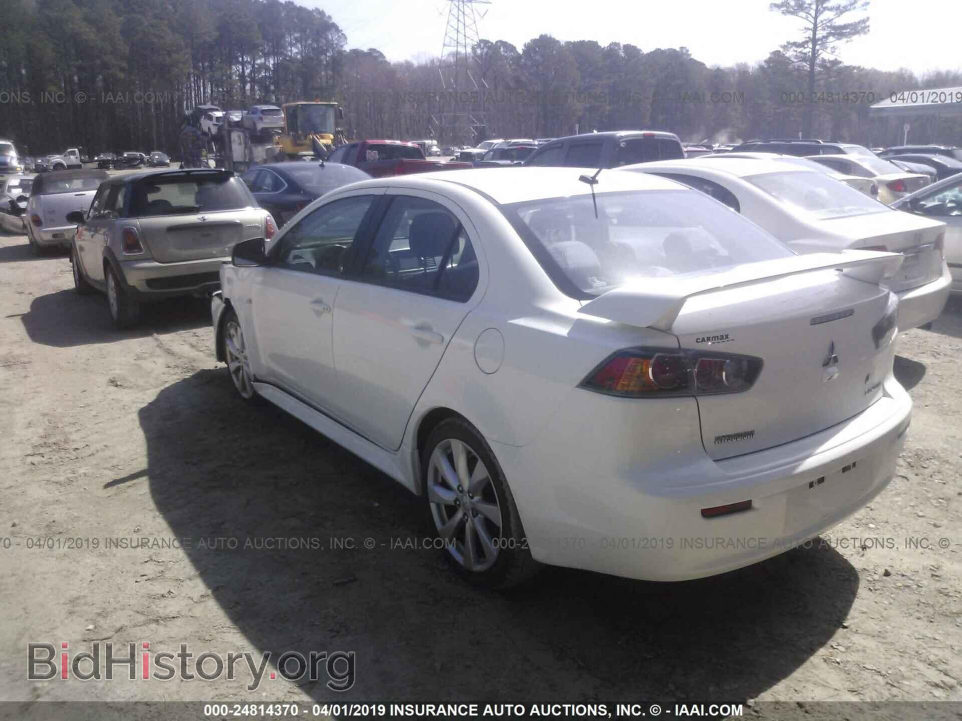 2014 MITSUBISHI LANCER - VIN: JA32U8FW1EU003124 - Фото 3