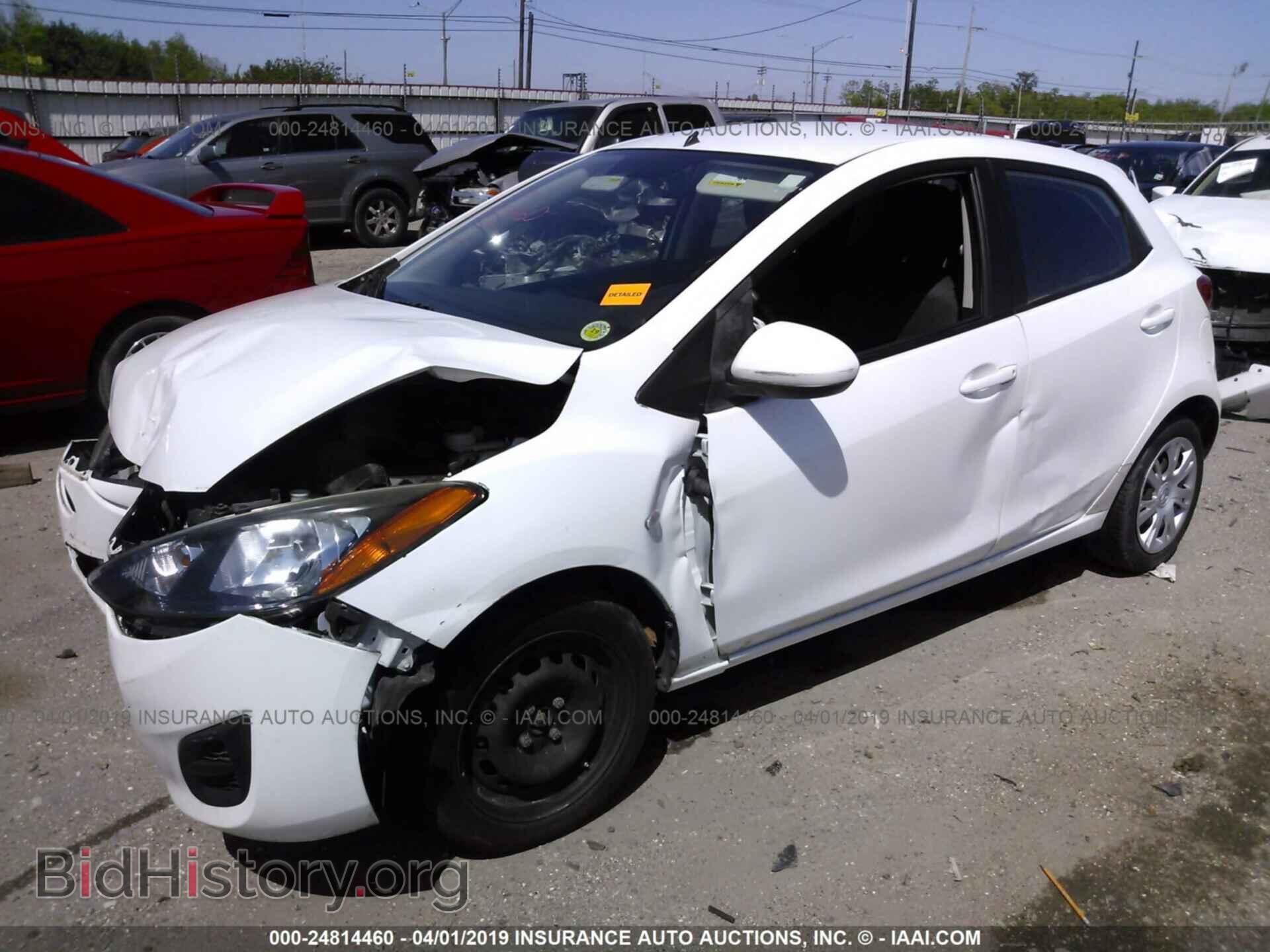 2011 MAZDA MAZDA2 - VIN: JM1DE1HYXB0104095 - Фото 2