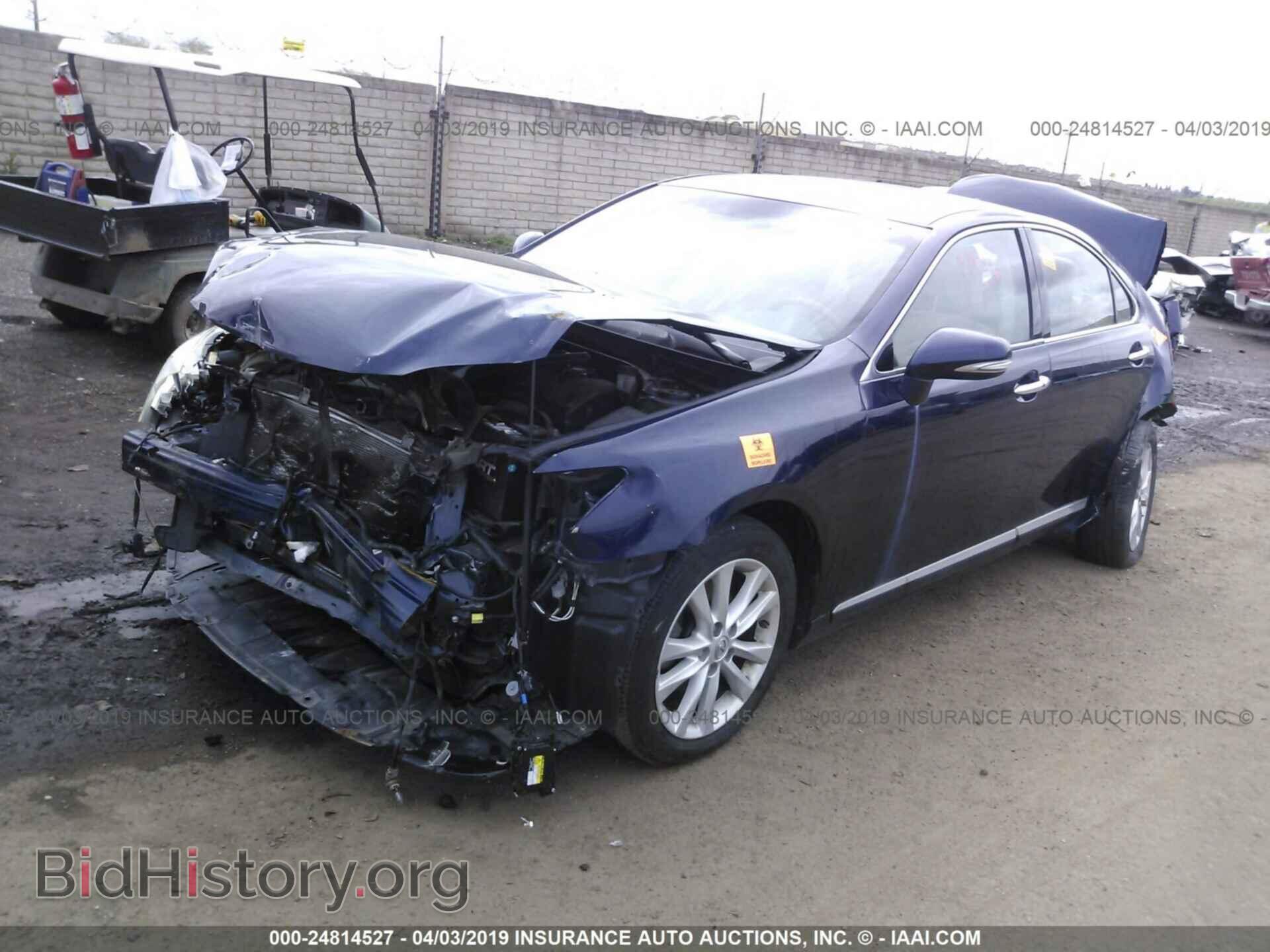 2011 LEXUS ES - VIN: JTHBK1EG6B2428773 - Фото 2