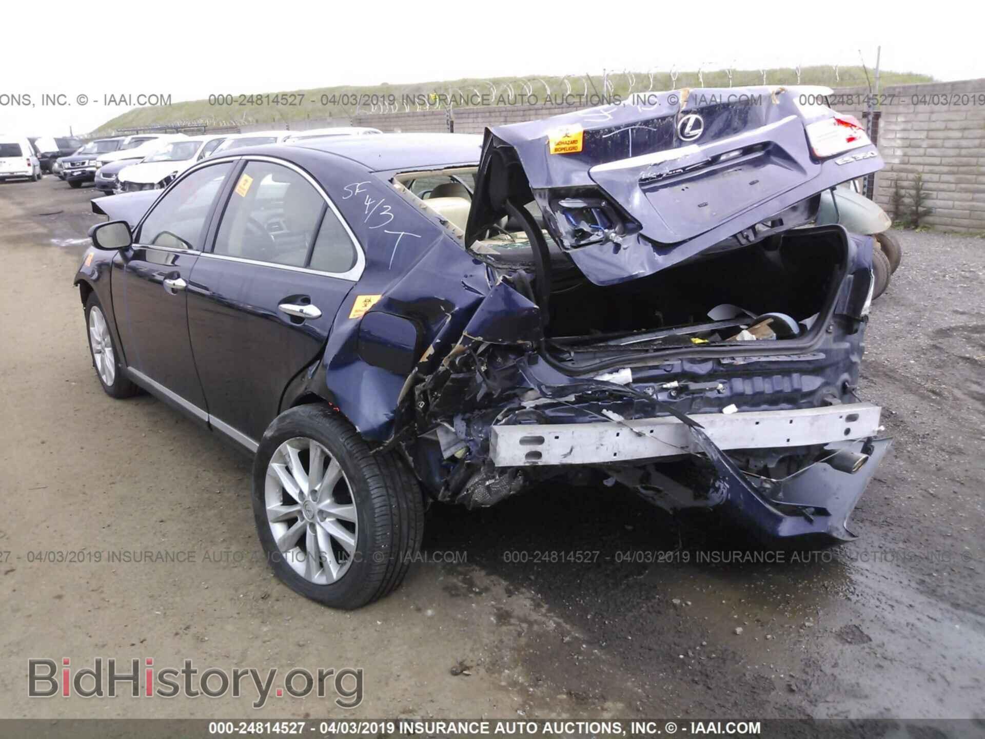 2011 LEXUS ES - VIN: JTHBK1EG6B2428773 - Фото 3