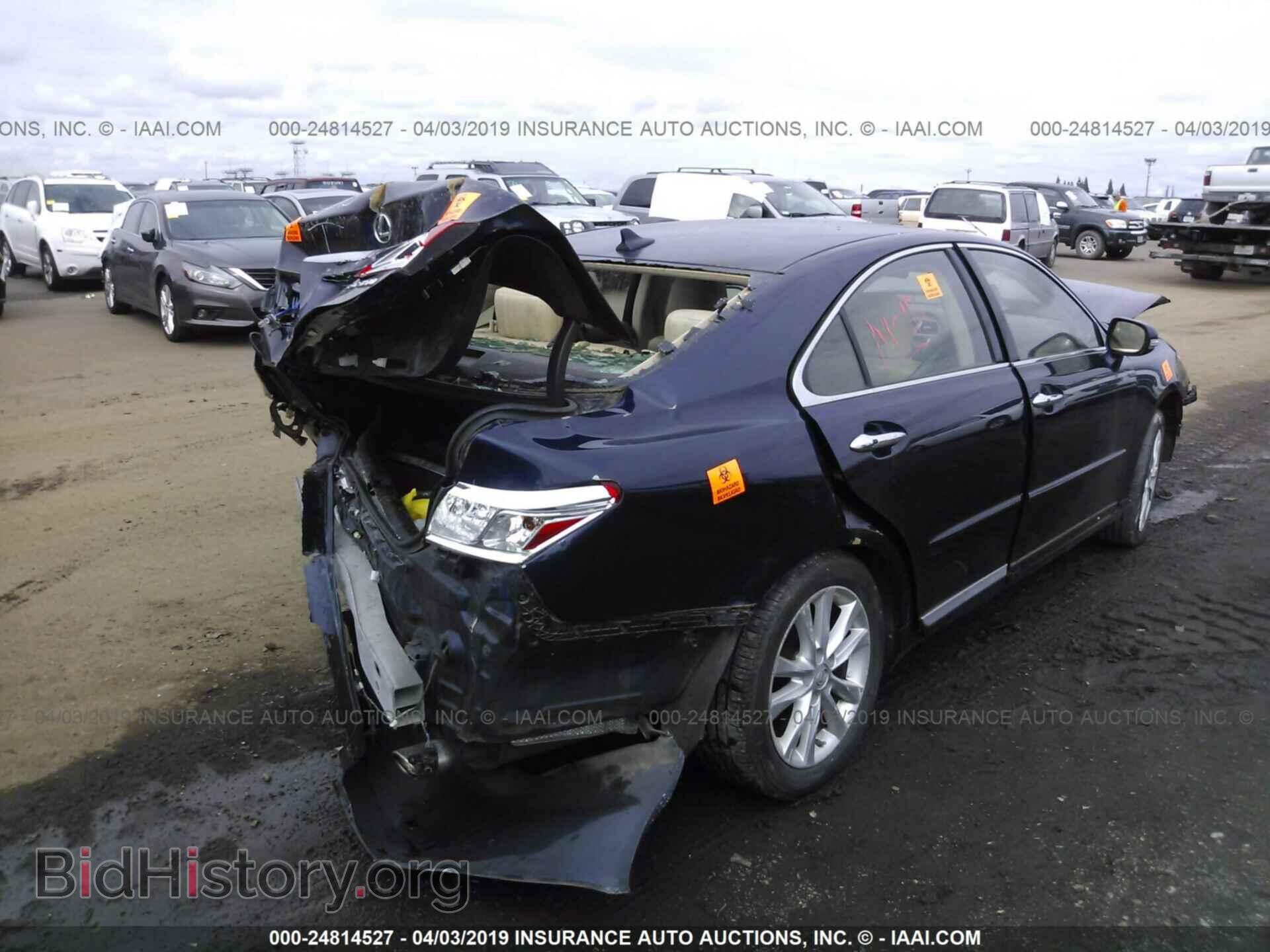 2011 LEXUS ES - VIN: JTHBK1EG6B2428773 - Фото 4