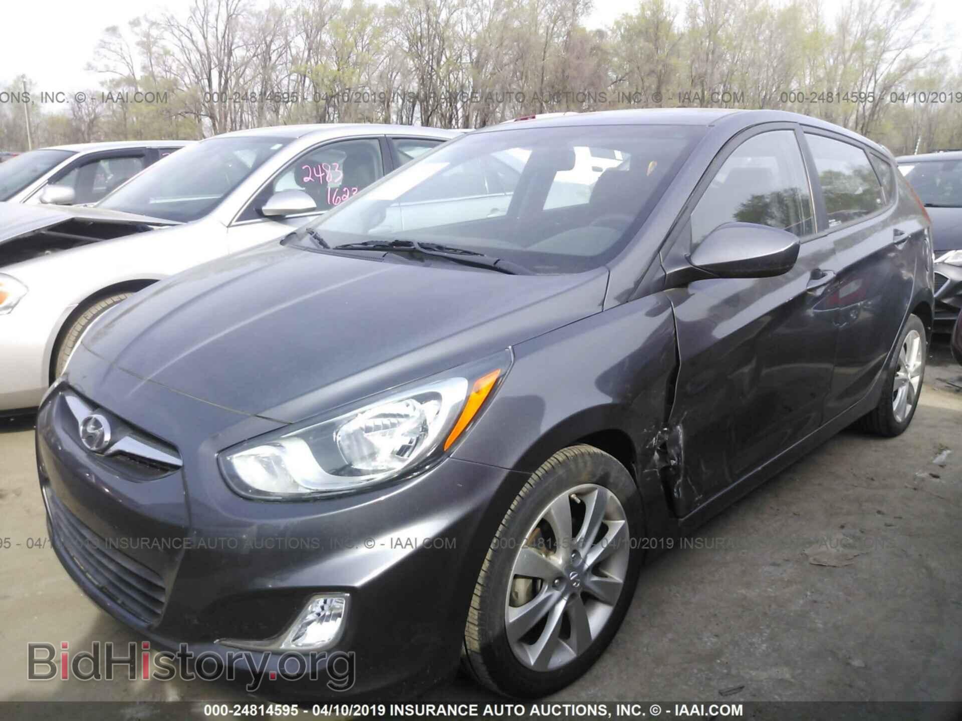 2012 HYUNDAI ACCENT - VIN: KMHCU5AE8CU023219 - Фото 2