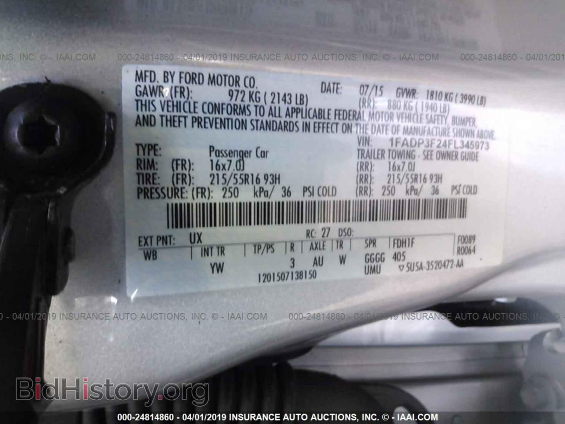 2015 FORD FOCUS - VIN: 1FADP3F24FL345973 - Photo 9