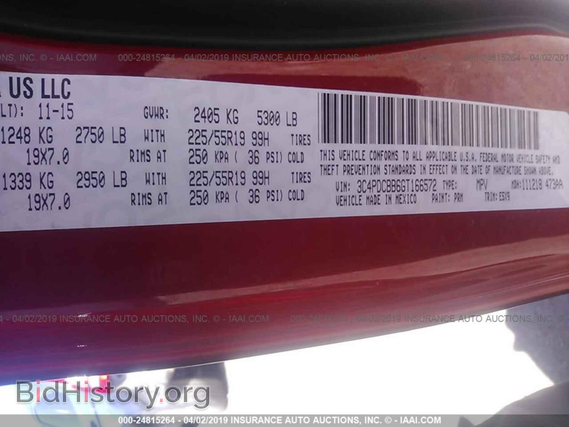 2016 DODGE JOURNEY - VIN: 3C4PDCBB6GT166572 - Photo 9