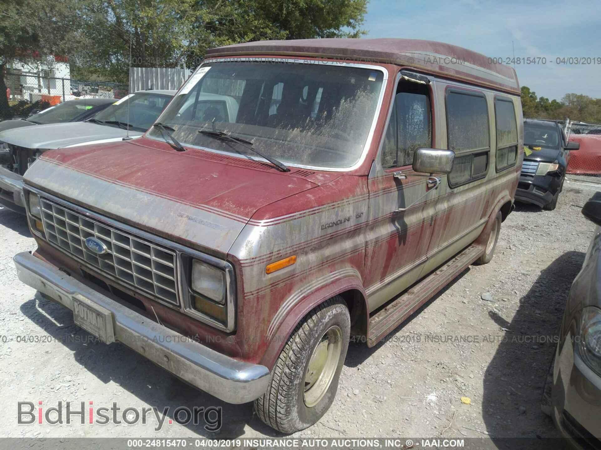 1990 FORD ECONOLINE - VIN: 1FDEE14H7LHB42019 - Фото 2