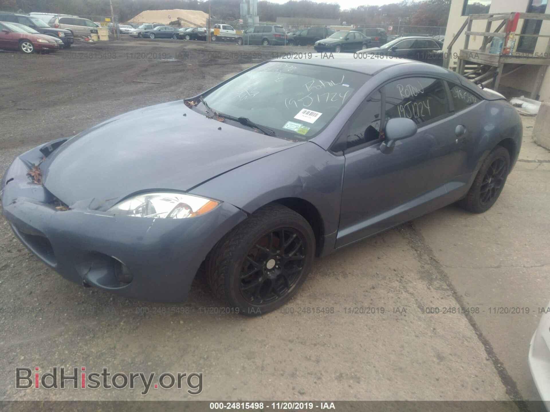 2007 MITSUBISHI ECLIPSE - VIN: 4A3AK24F67E056091 - Фото 2