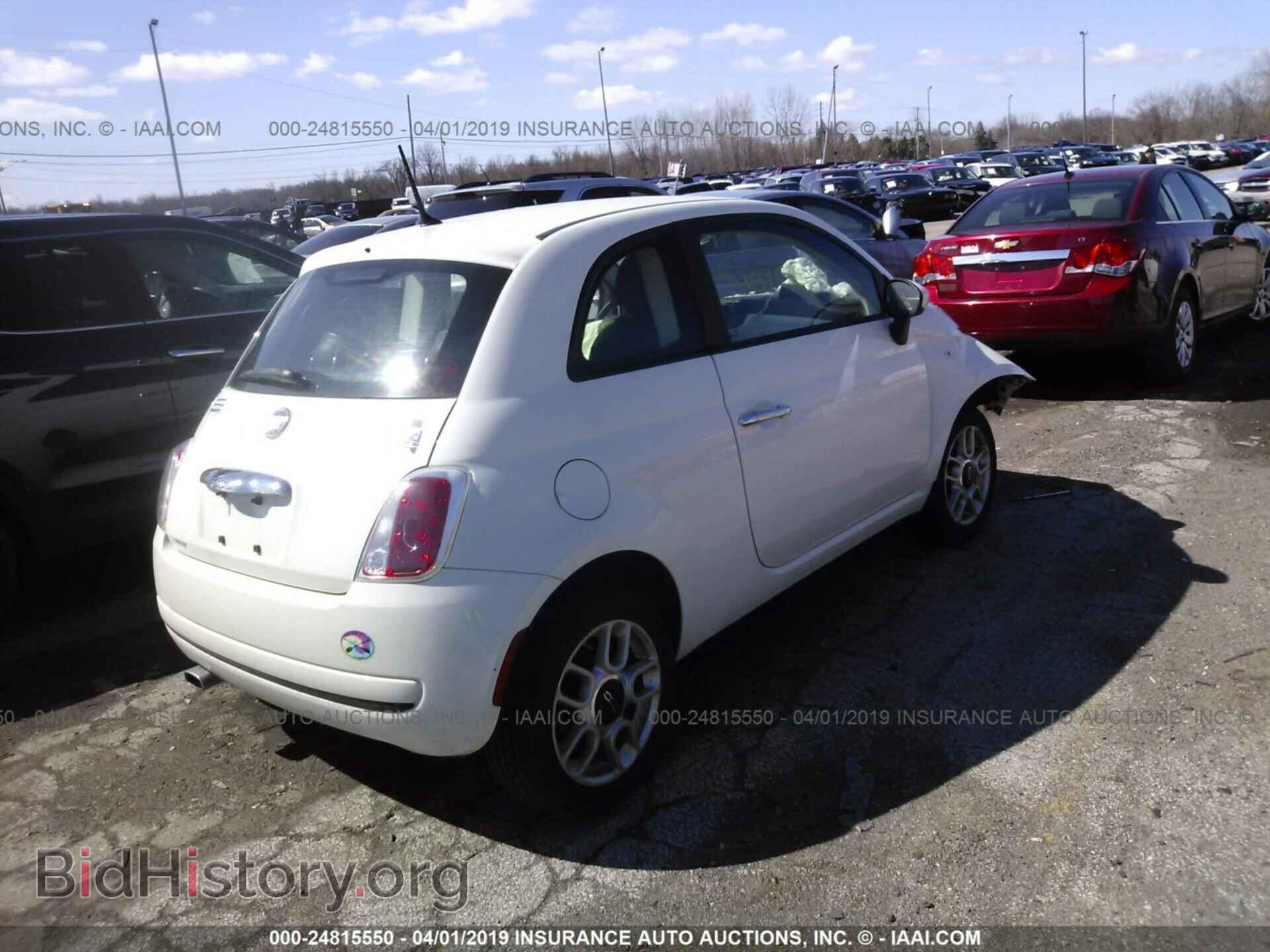 2013 FIAT 500 - VIN: 3C3CFFAR1DT689619 - Фото 4