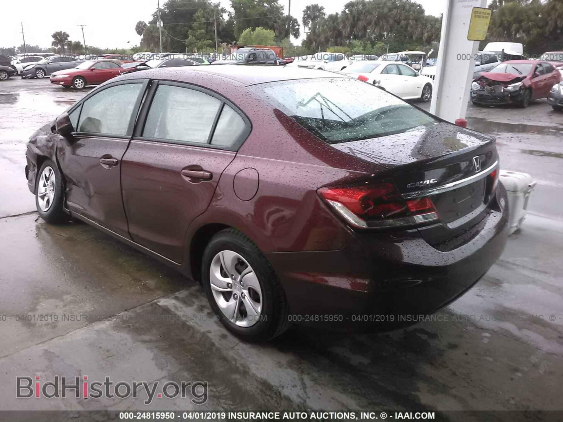 2013 HONDA CIVIC - VIN: 19XFB2F54DE049878 - Фото 3