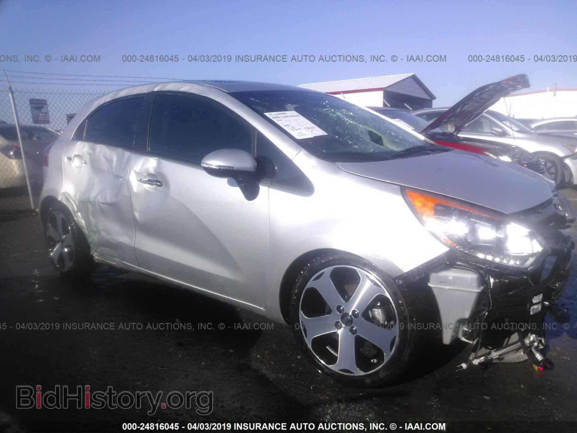 Фотография KNADN5A31F6459081 - KIA RIO 2015