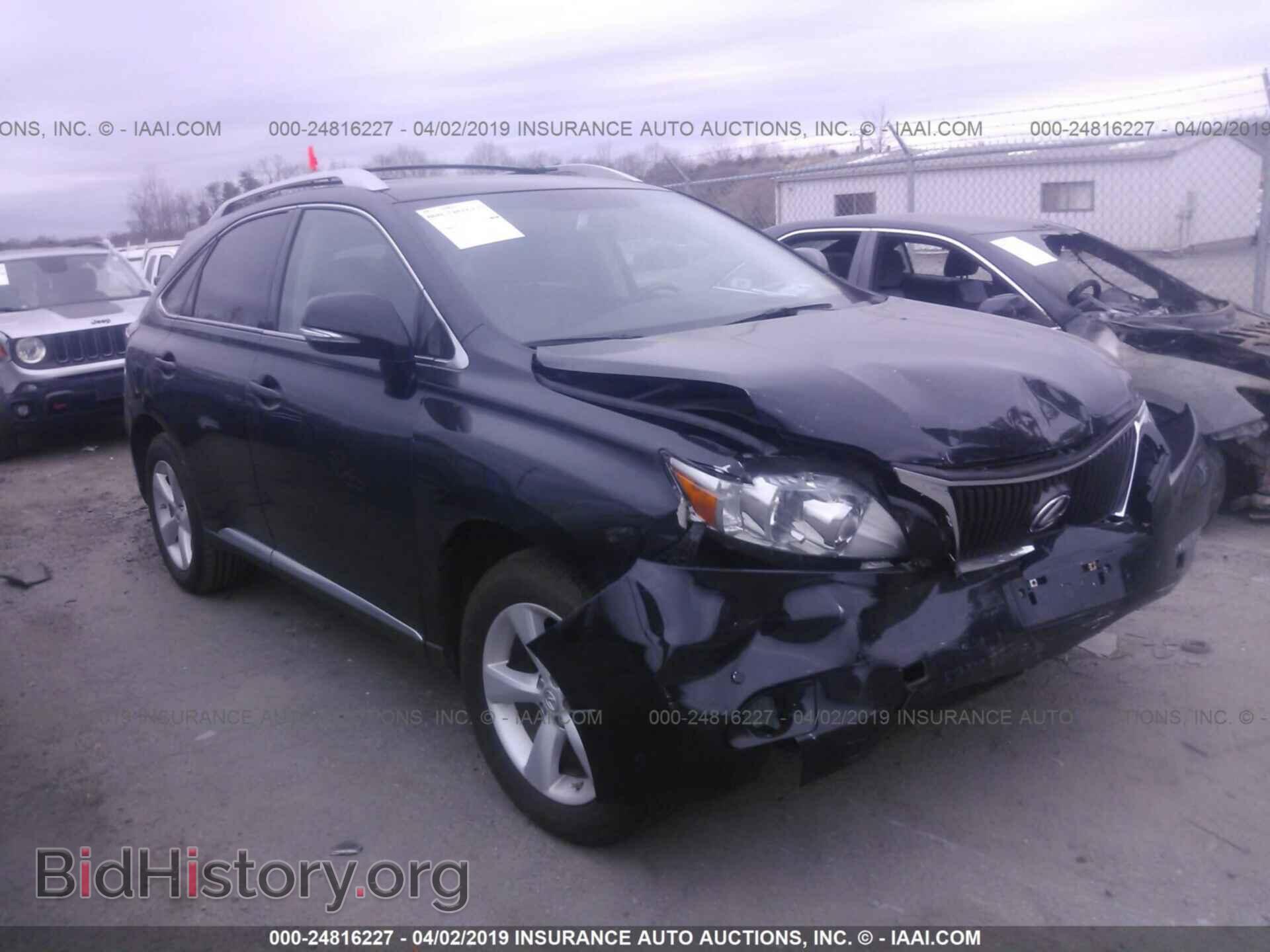 Photo 2T2BK1BAXCC139248 - LEXUS RX 2012