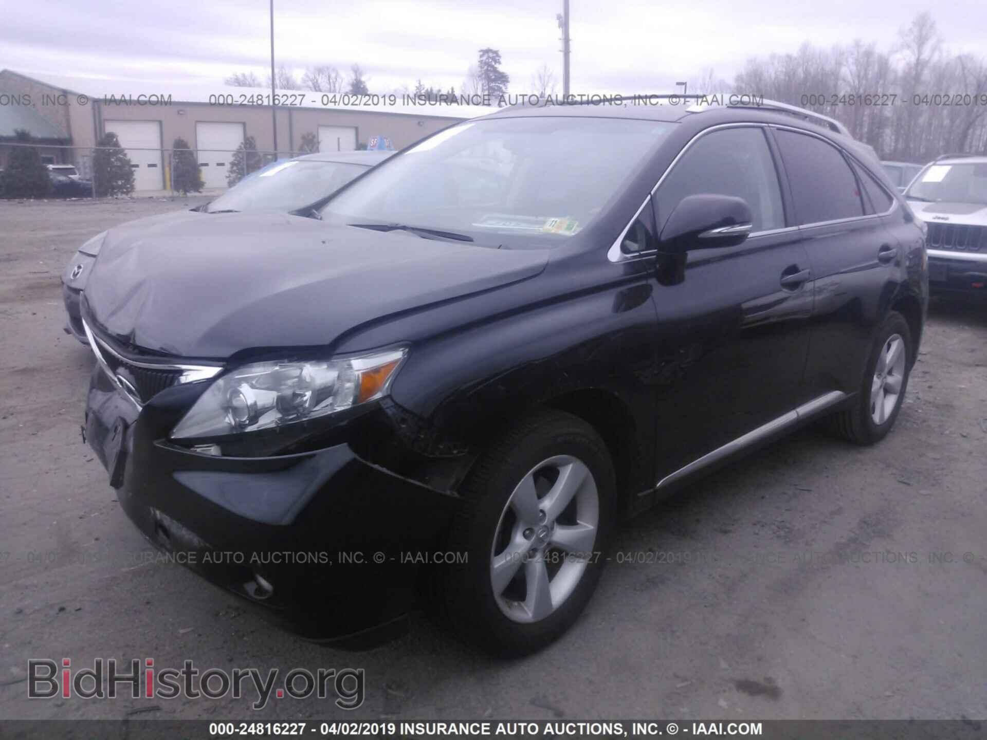2012 LEXUS RX - VIN: 2T2BK1BAXCC139248 - Фото 2