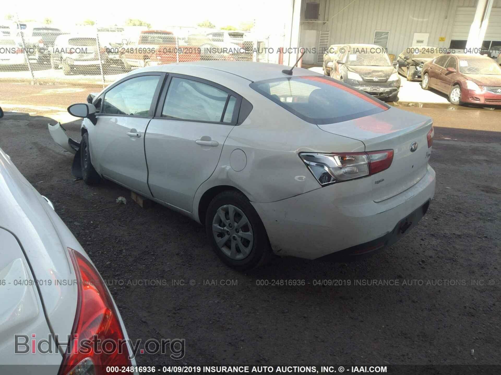 2014 KIA RIO - VIN: KNADM4A3XE6363610 - Фото 3
