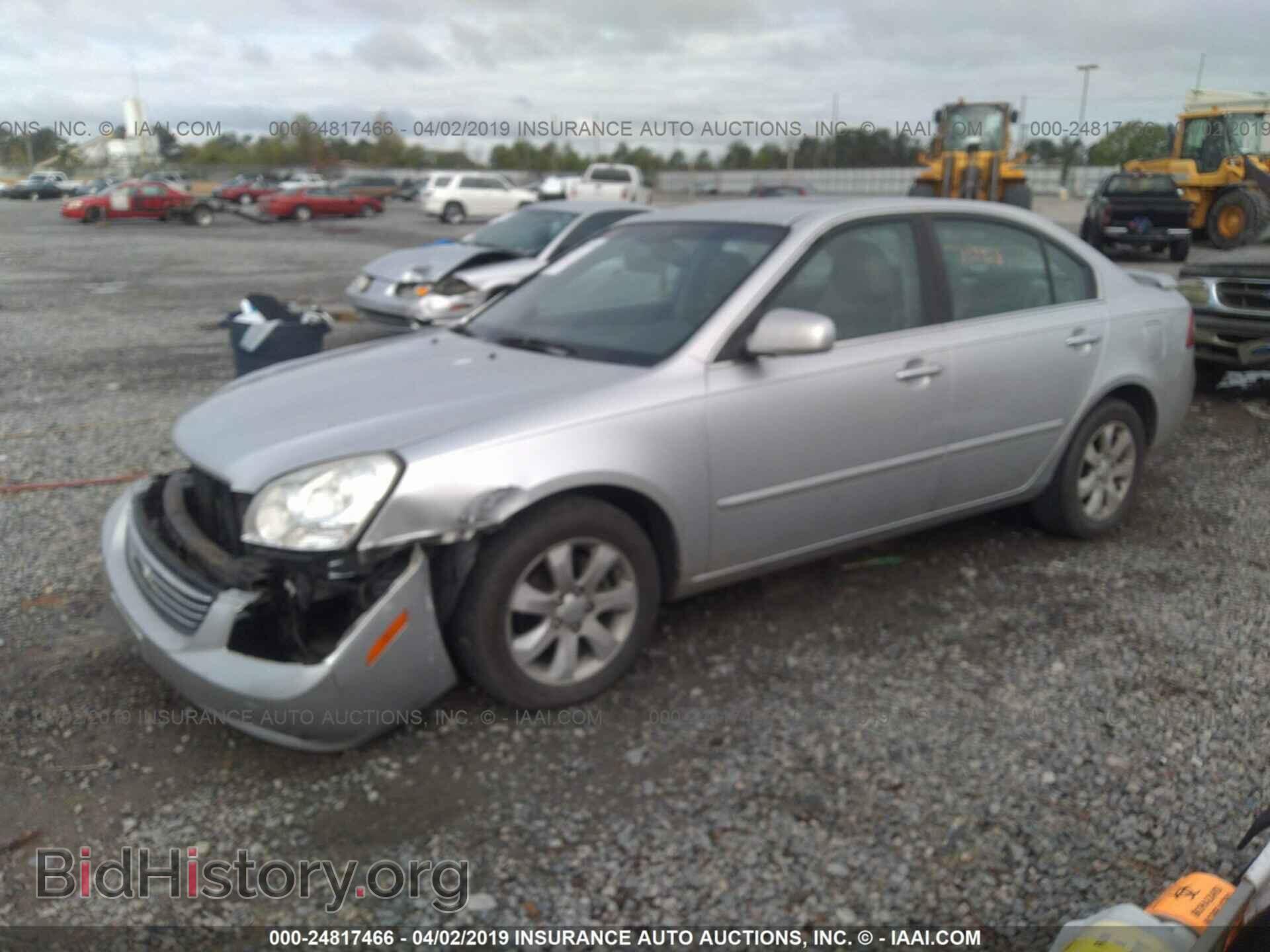 2007 KIA OPTIMA - VIN: KNAGE123675158463 - Фото 2
