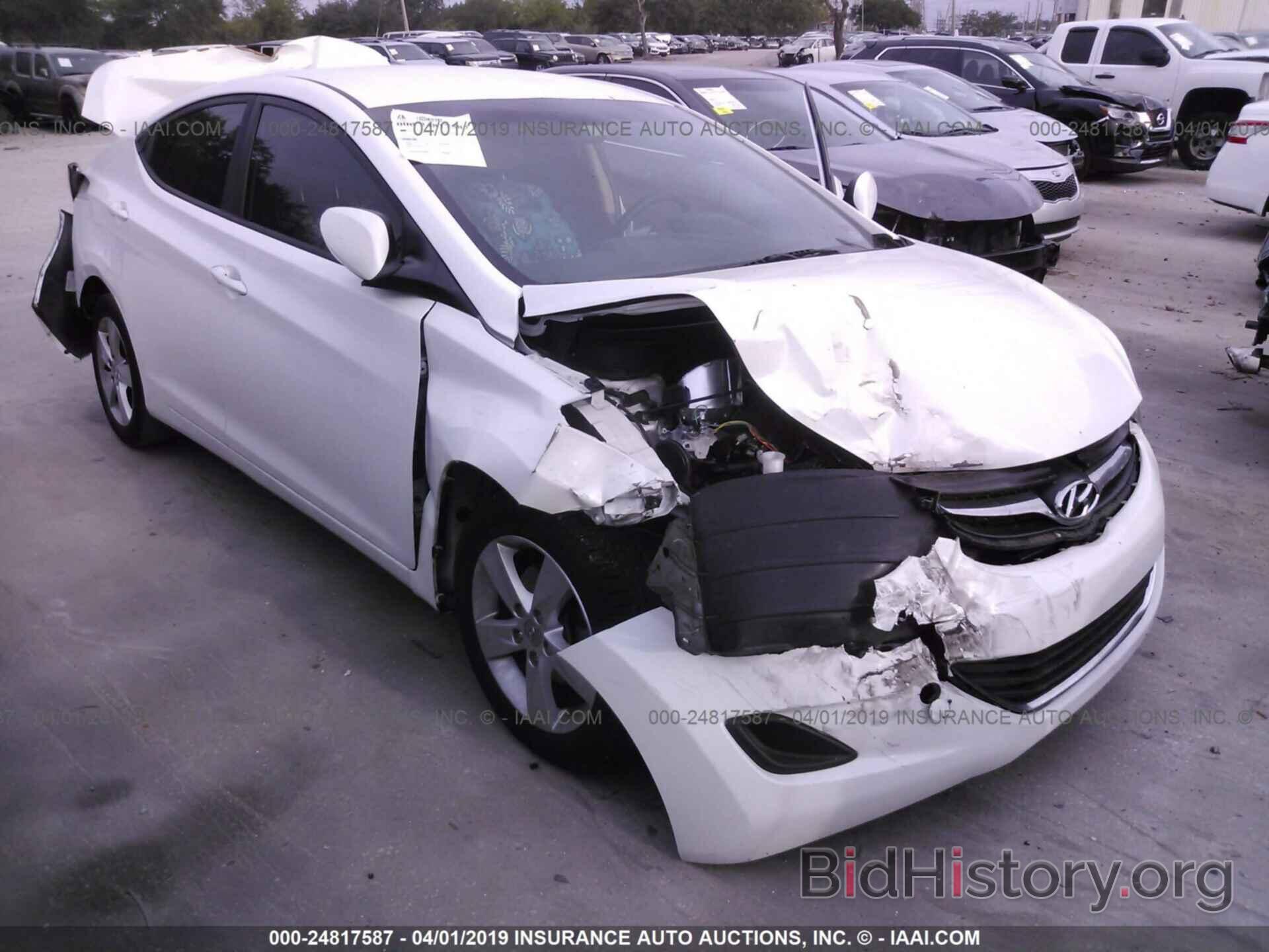 Photo 5NPDH4AE0DH361071 - HYUNDAI ELANTRA 2013