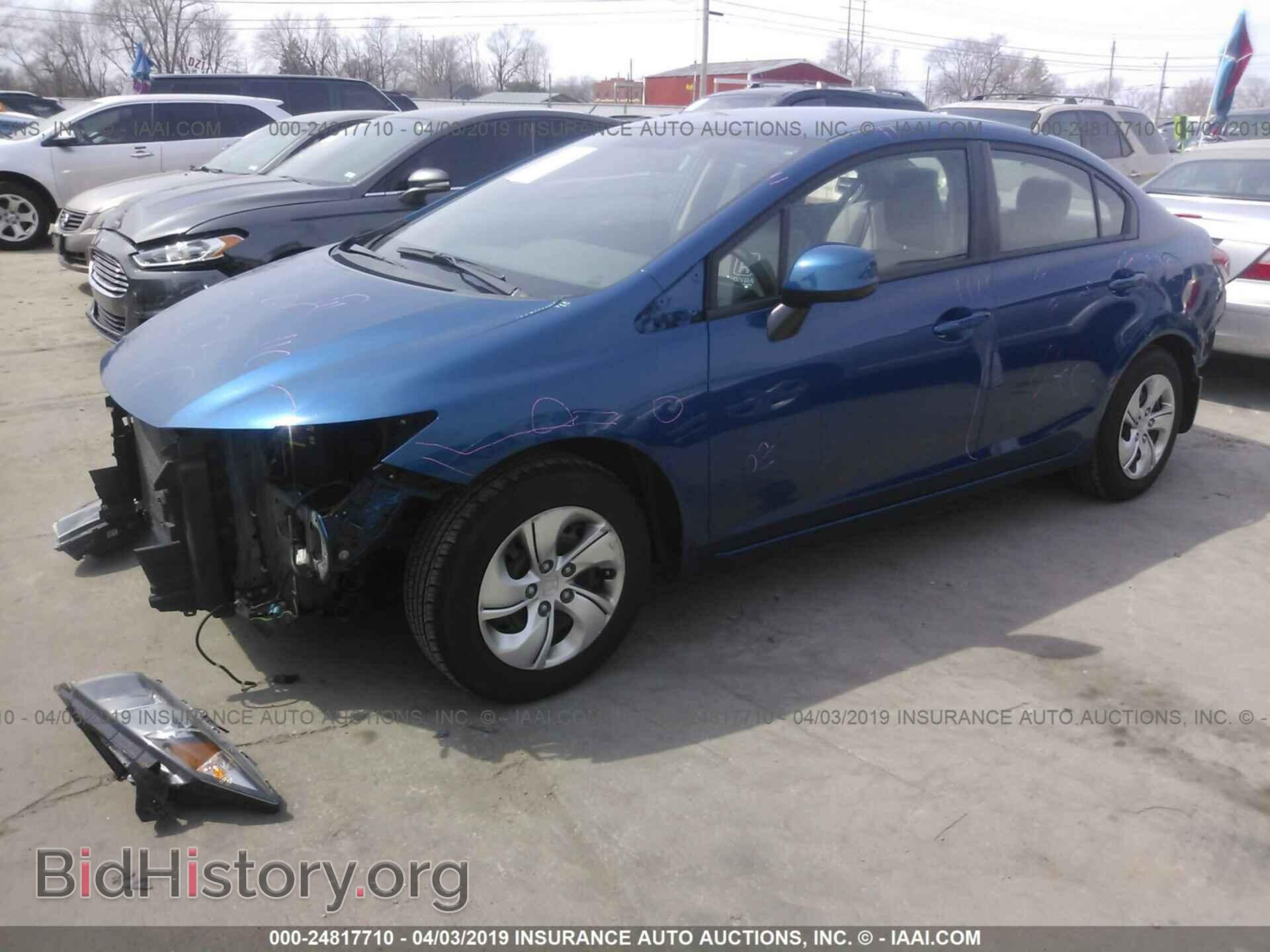 2013 HONDA CIVIC - VIN: 19XFB2F59DE010980 - Фото 2