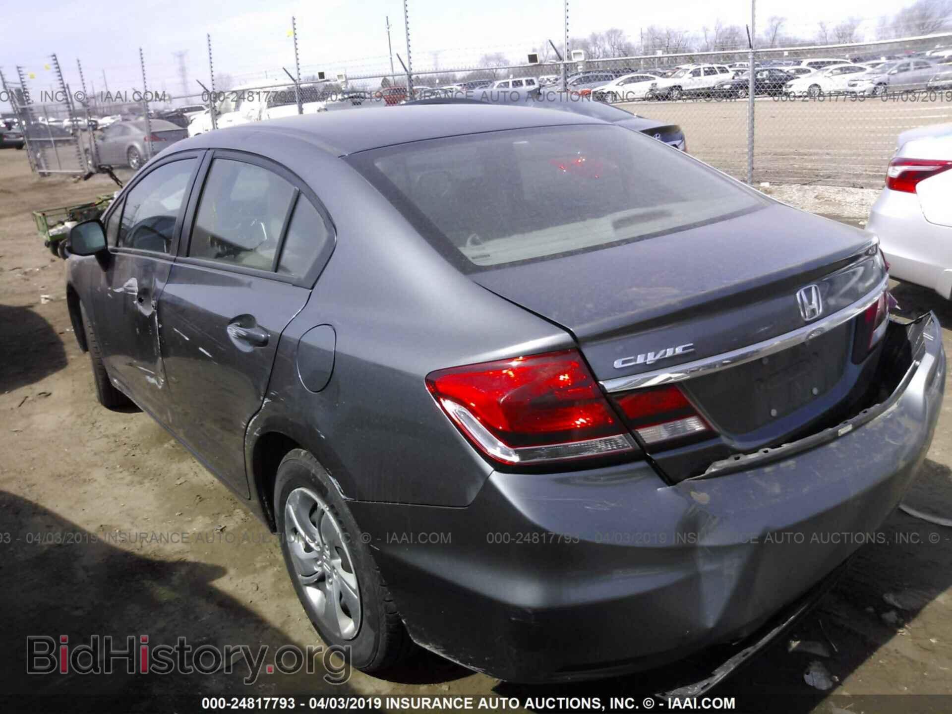 2013 HONDA CIVIC - VIN: 19XFB2F57DE096483 - Фото 3