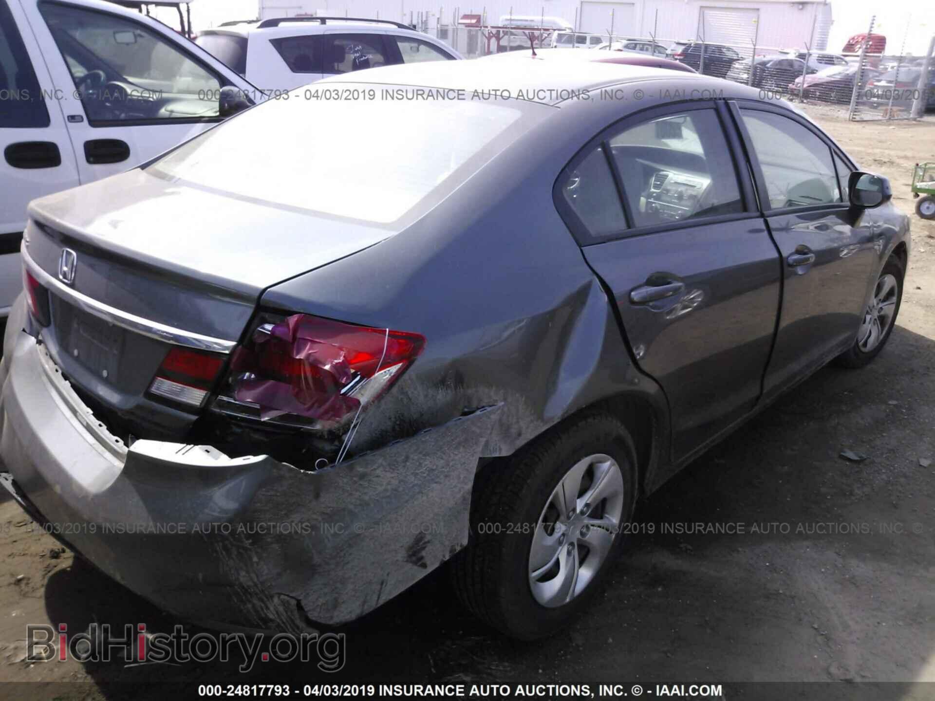 2013 HONDA CIVIC - VIN: 19XFB2F57DE096483 - Фото 4