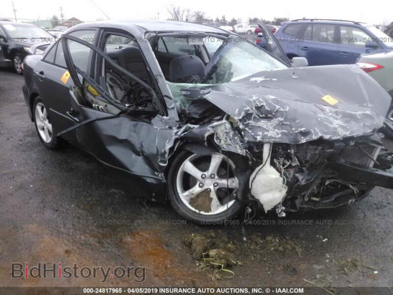 2005 Mazda 6 S (VIN 1YVHP80D655M10354) — фото 1 из 10, IAAI, повреждение: биологическое загрязнение