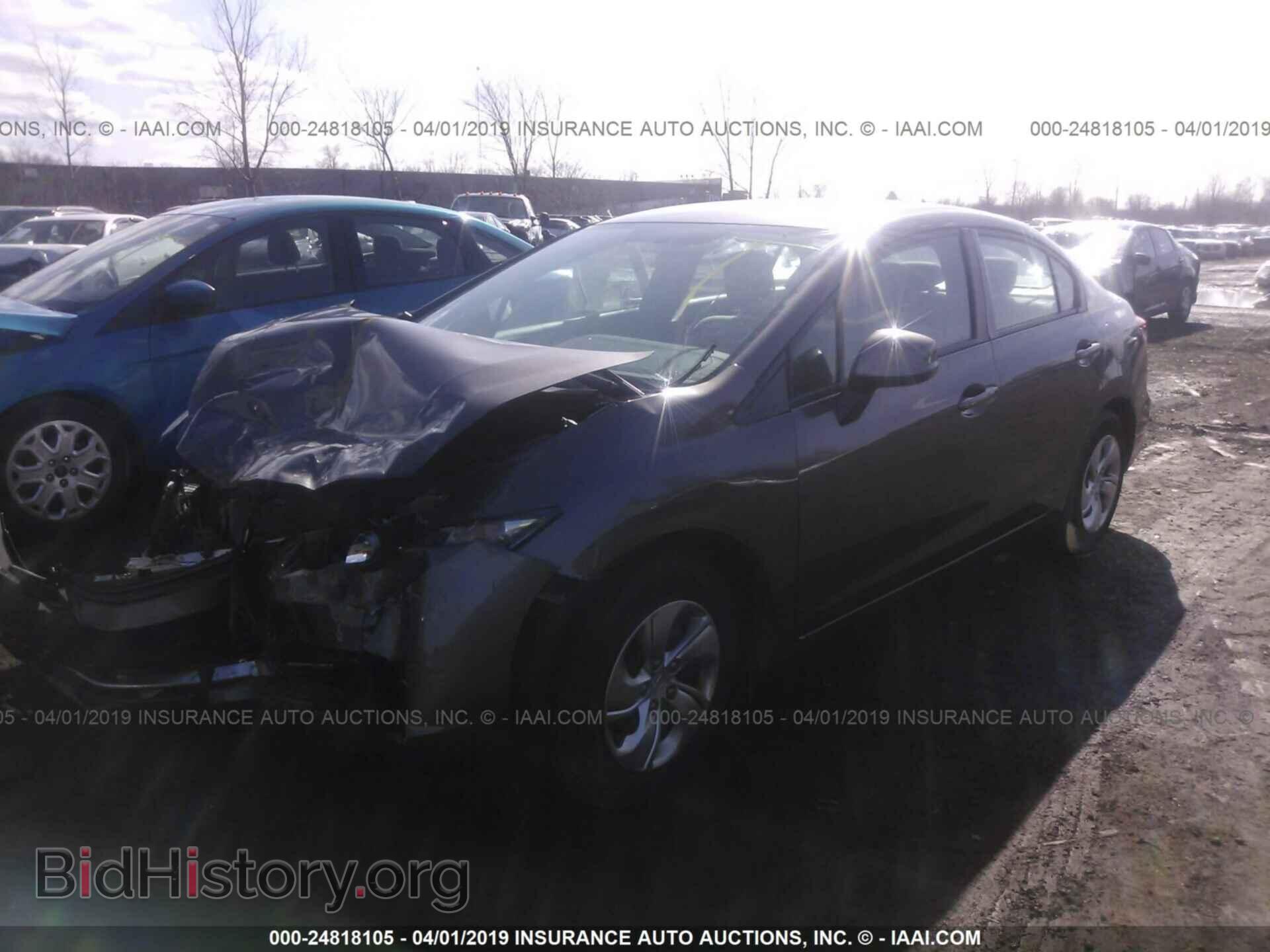 2013 HONDA CIVIC - VIN: 2HGFB2F55DH582263 - Фото 2