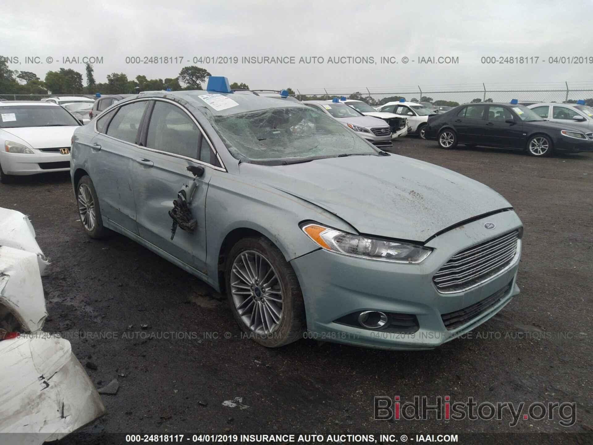 Photo 3FA6P0LU8DR198536 - FORD FUSION 2013