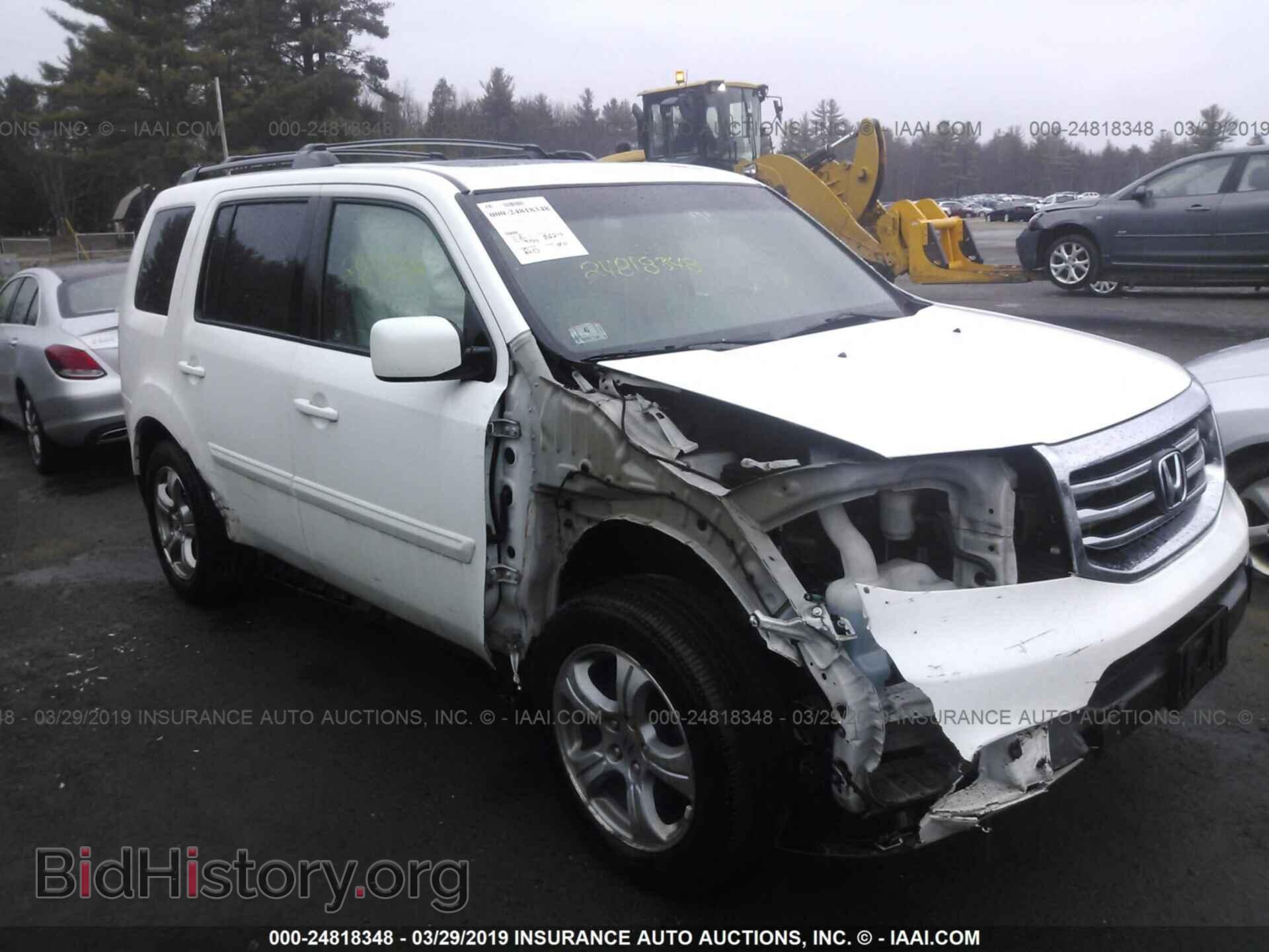 Photo 5FNYF4H59CB039698 - HONDA PILOT 2012