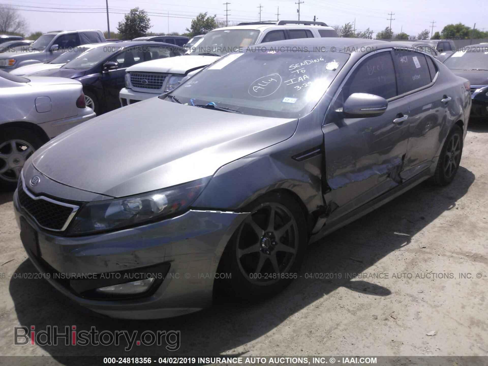 2012 KIA OPTIMA - VIN: 5XXGR4A69CG002332 - Фото 2